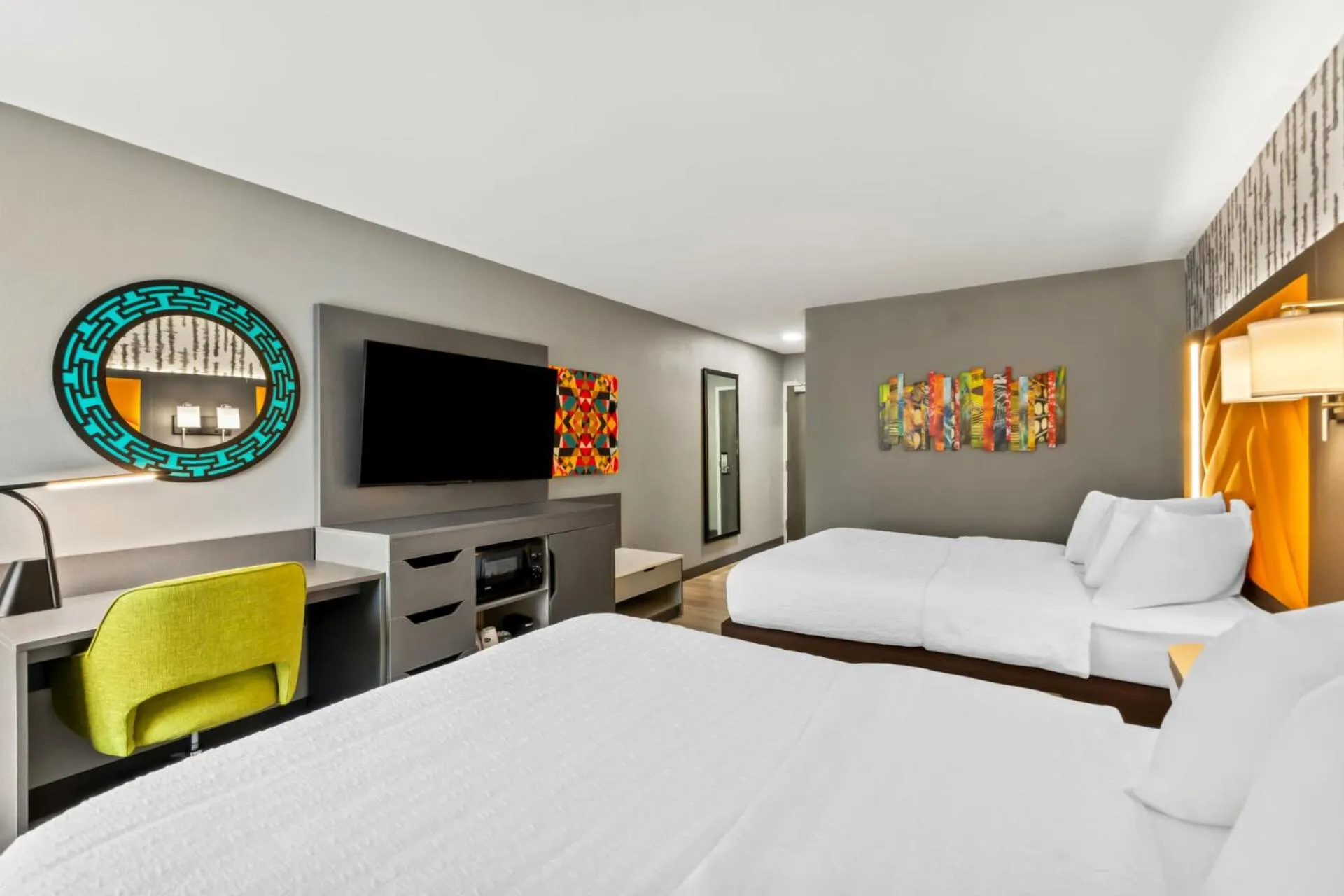 Bedroom, Bed in Hampton Inn Lexington - Georgetown I-75