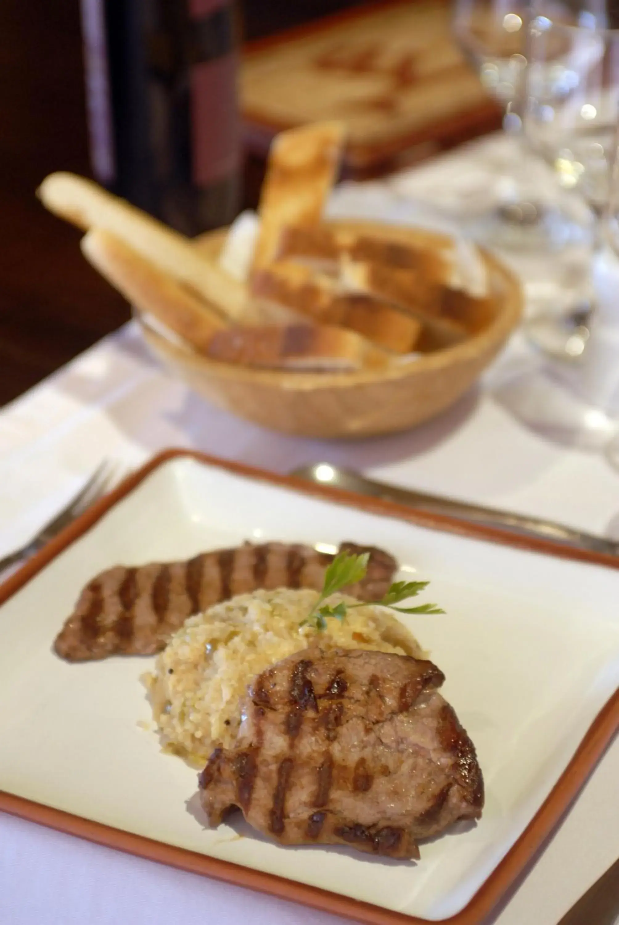 Food close-up in Hotel de Las Nubes Food close-up in Hotel de Las Nubes