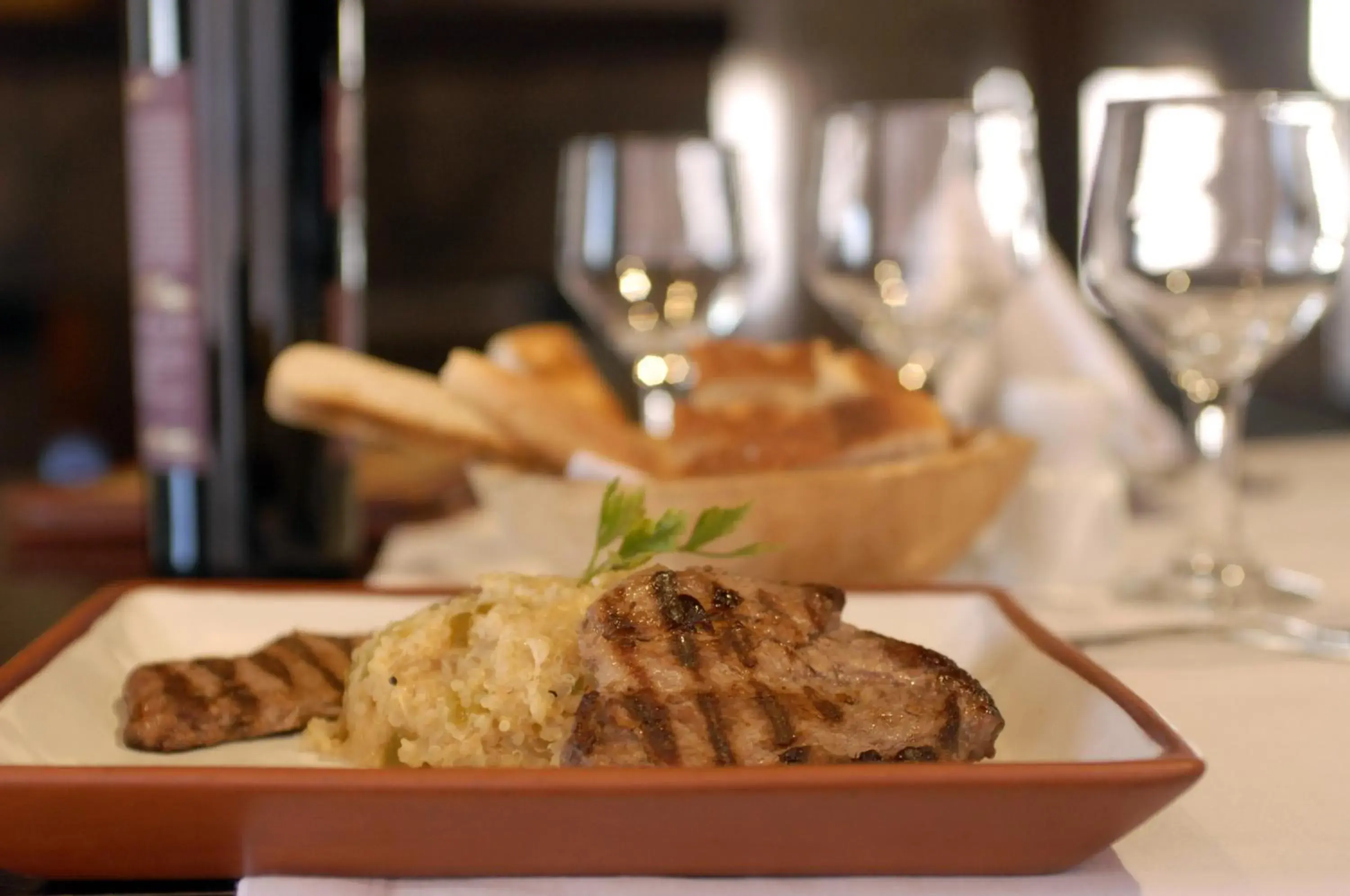 Food close-up in Hotel de Las Nubes Food close-up in Hotel de Las Nubes