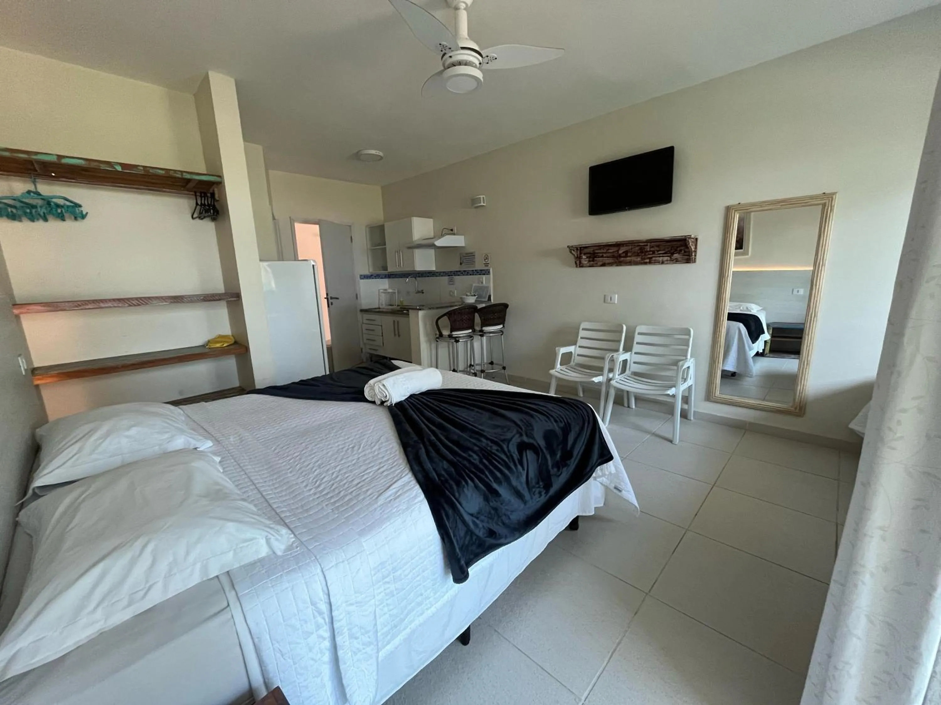 Bed in Apart Hotel Porto Kanoas