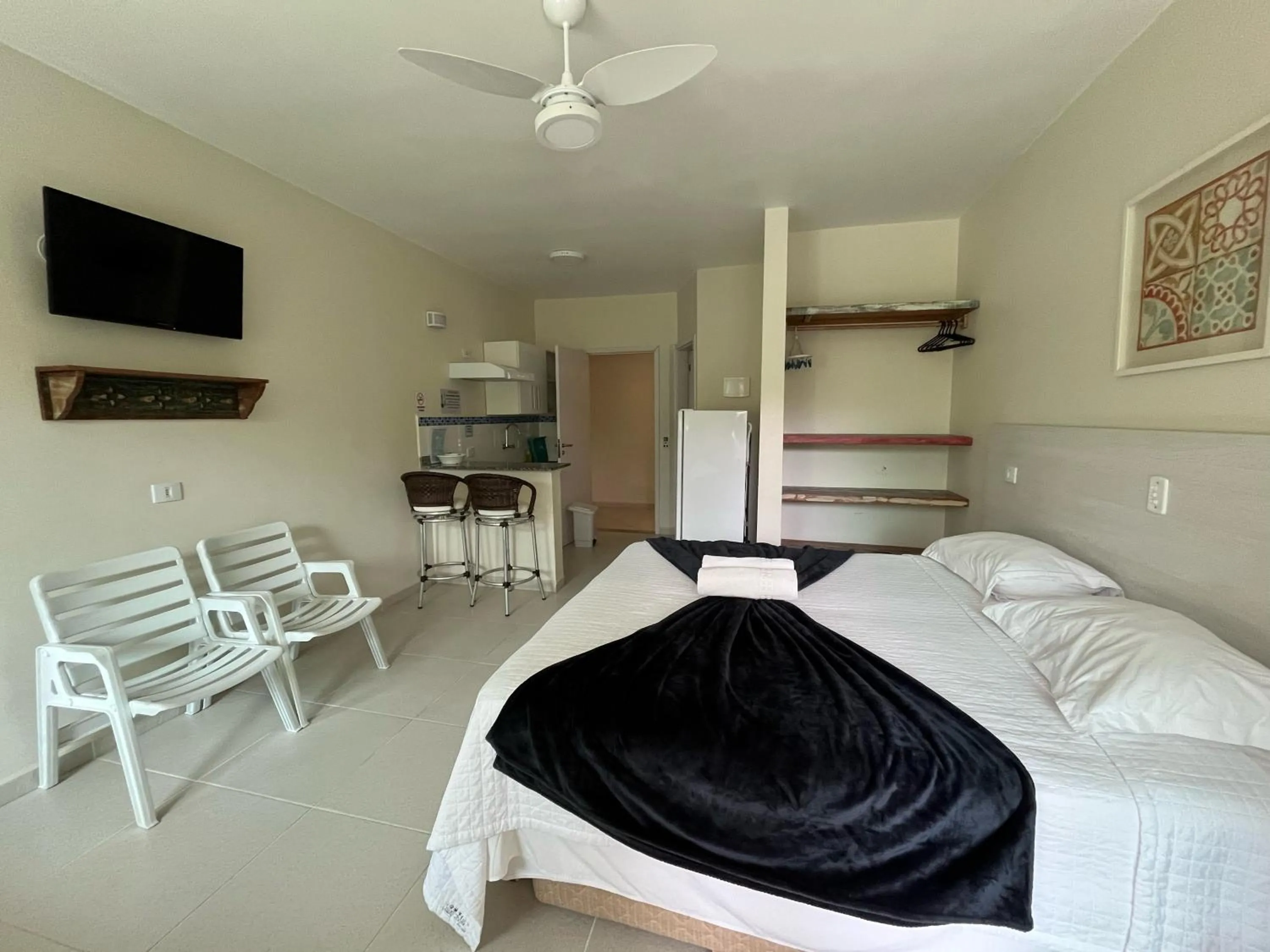 Bed in Apart Hotel Porto Kanoas