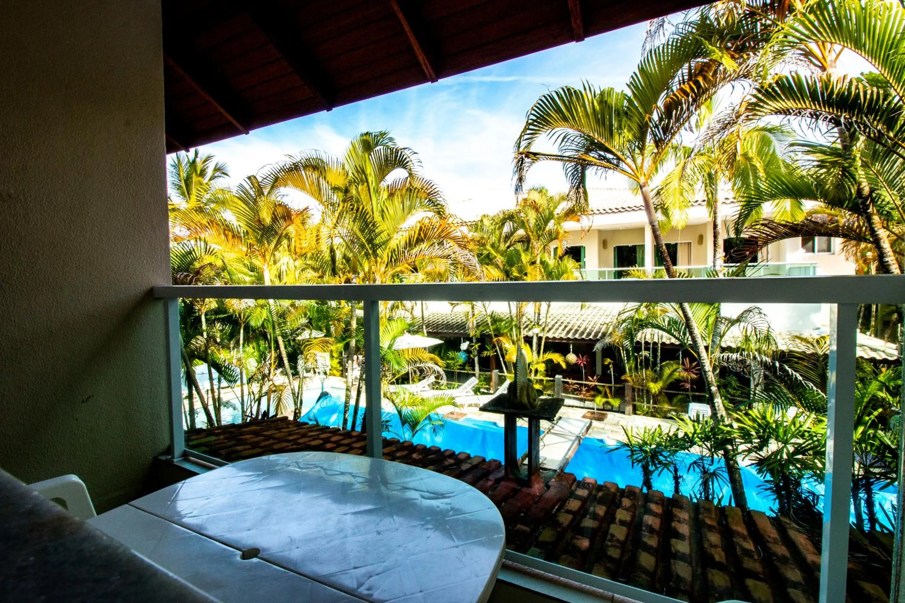 Pool view in Apart Hotel Porto Kanoas