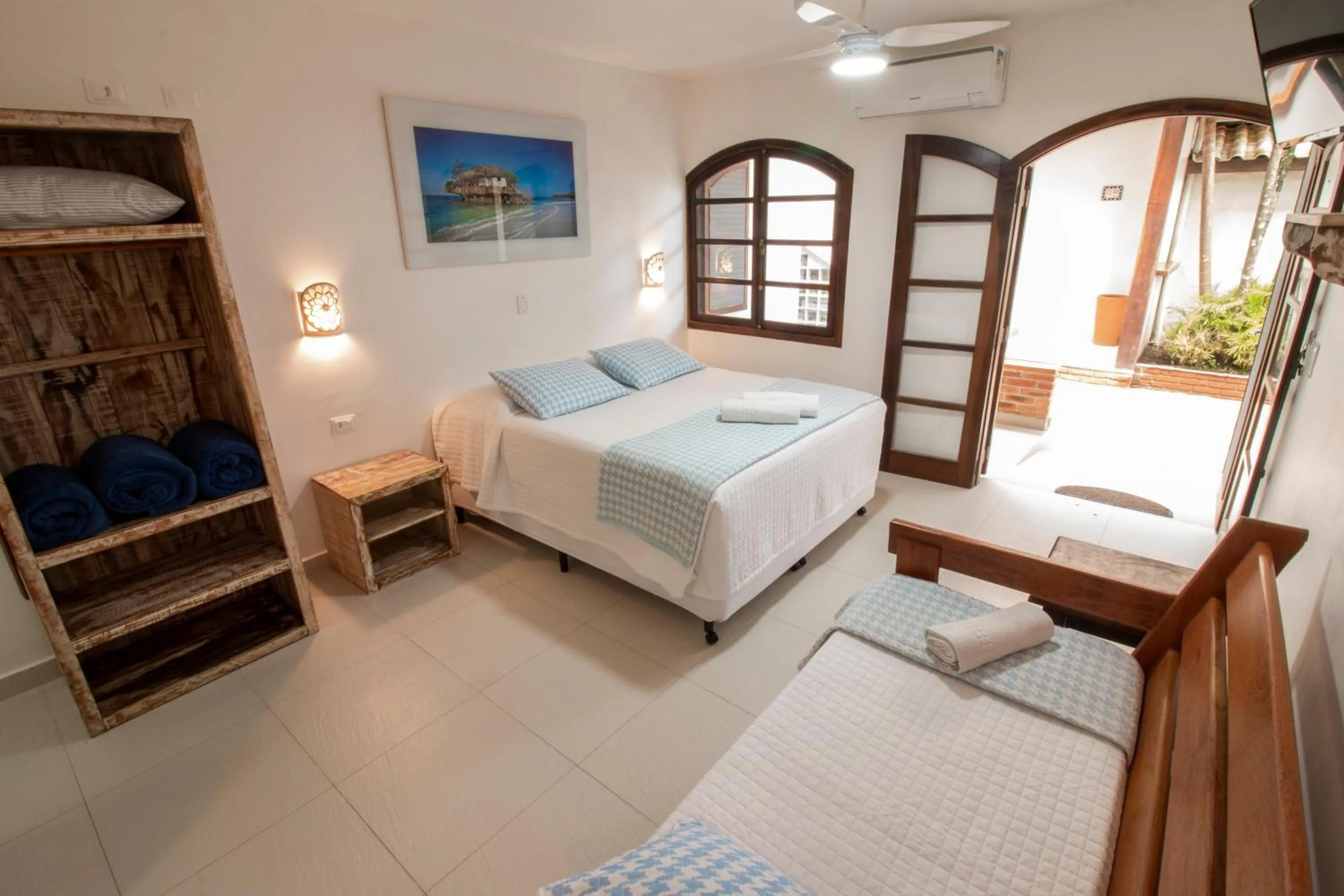 Bed in Apart Hotel Porto Kanoas