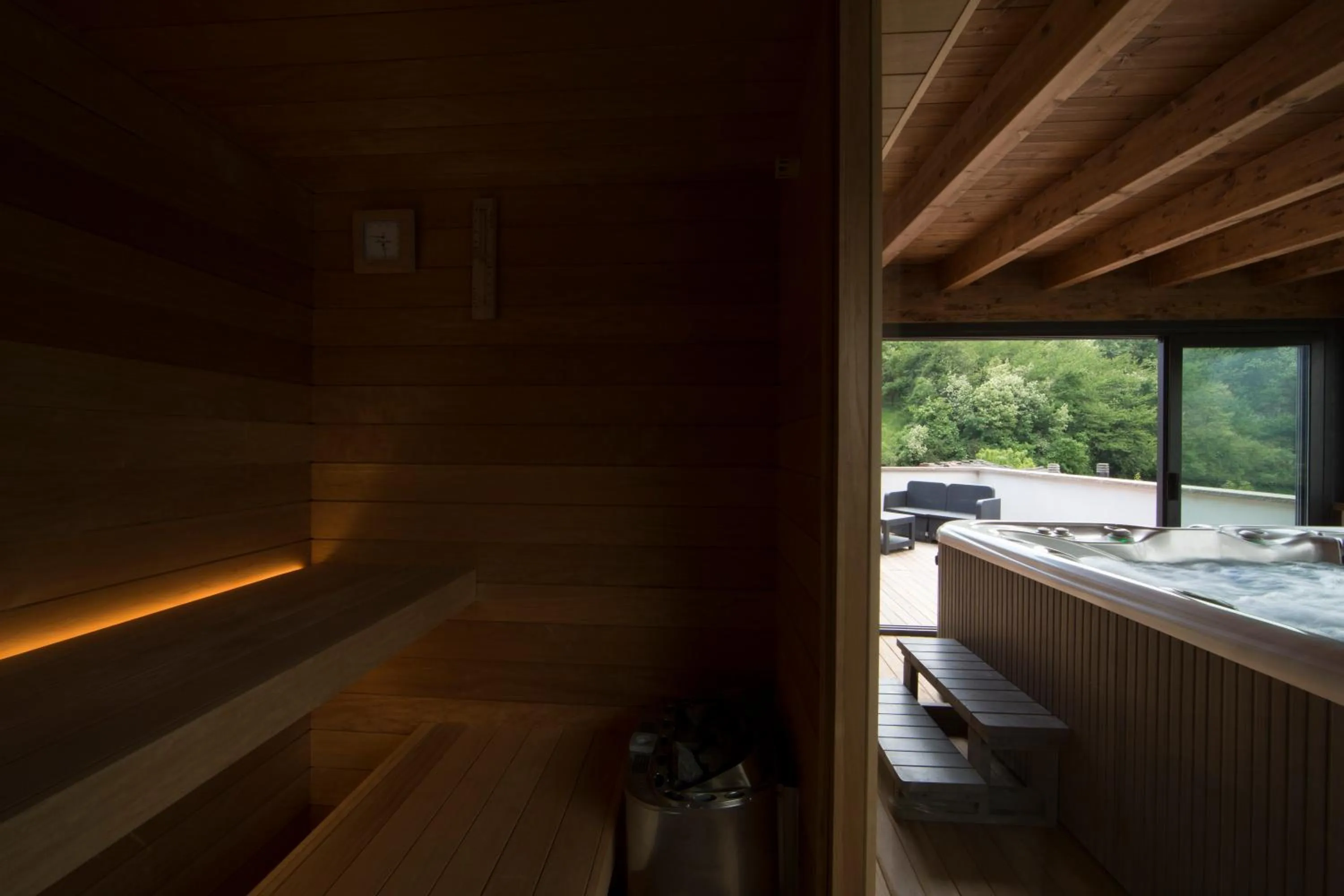 Sauna in Locanda Zita