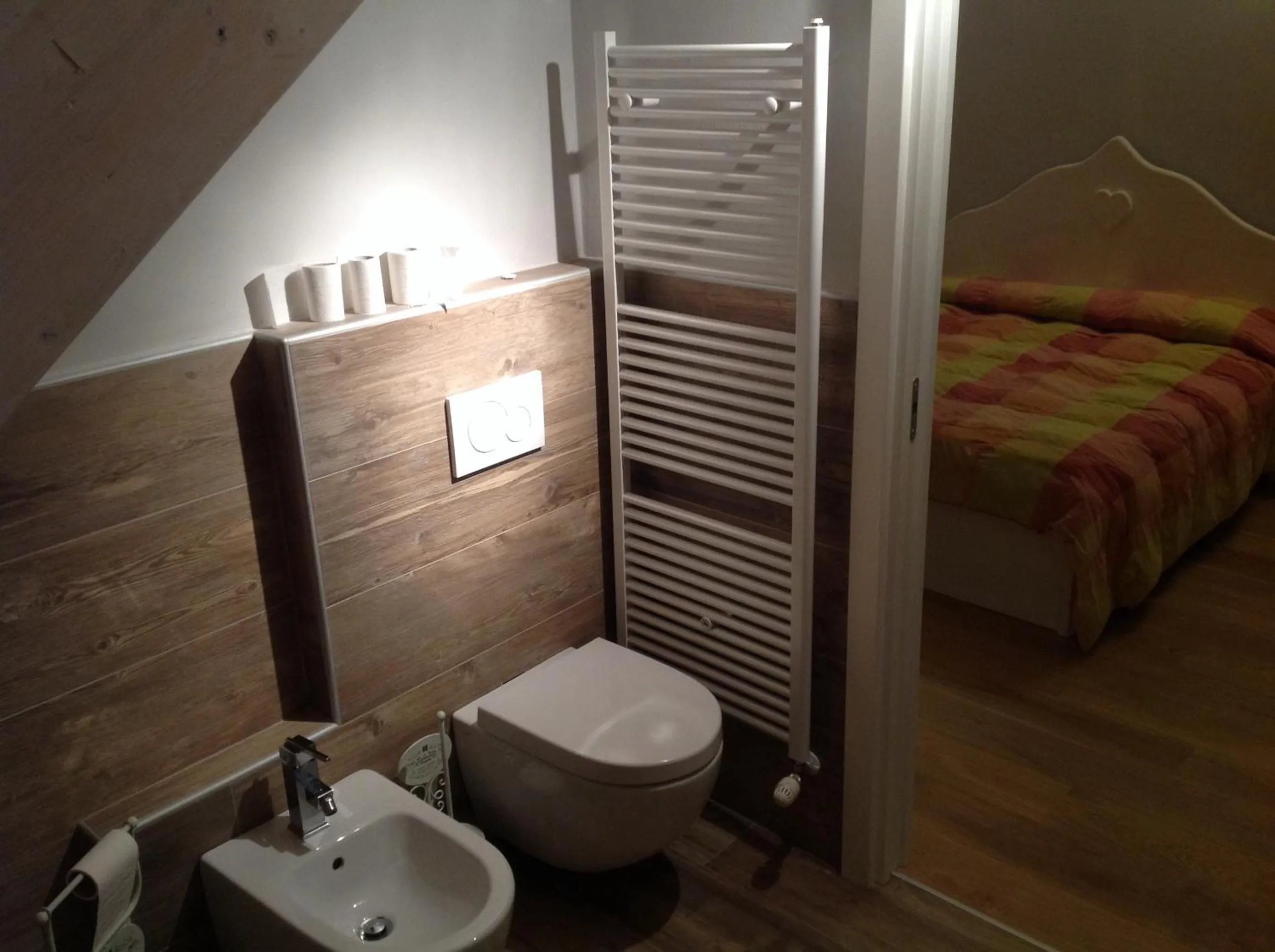 Bathroom, Bed in Locanda Zita