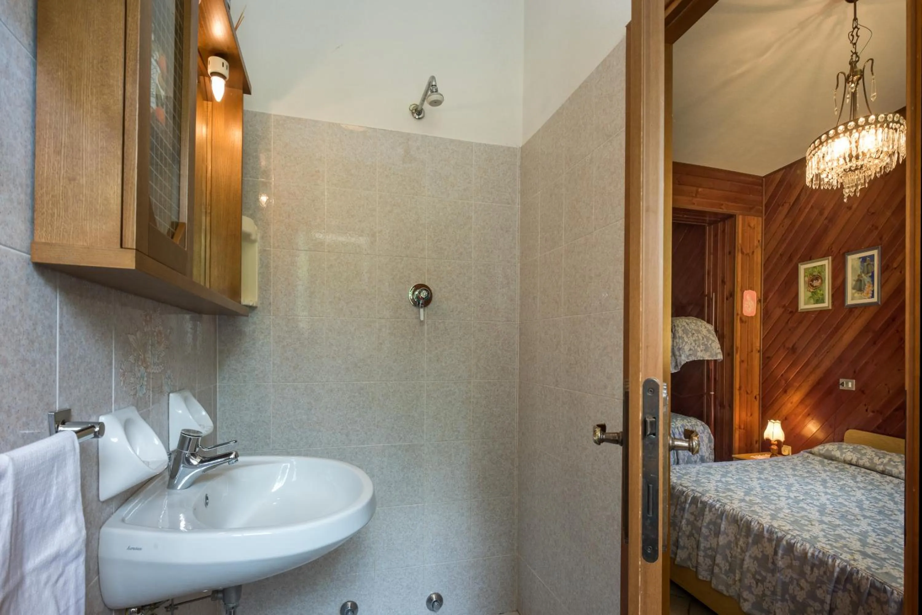 Bathroom, Bed in Locanda San Giorgio