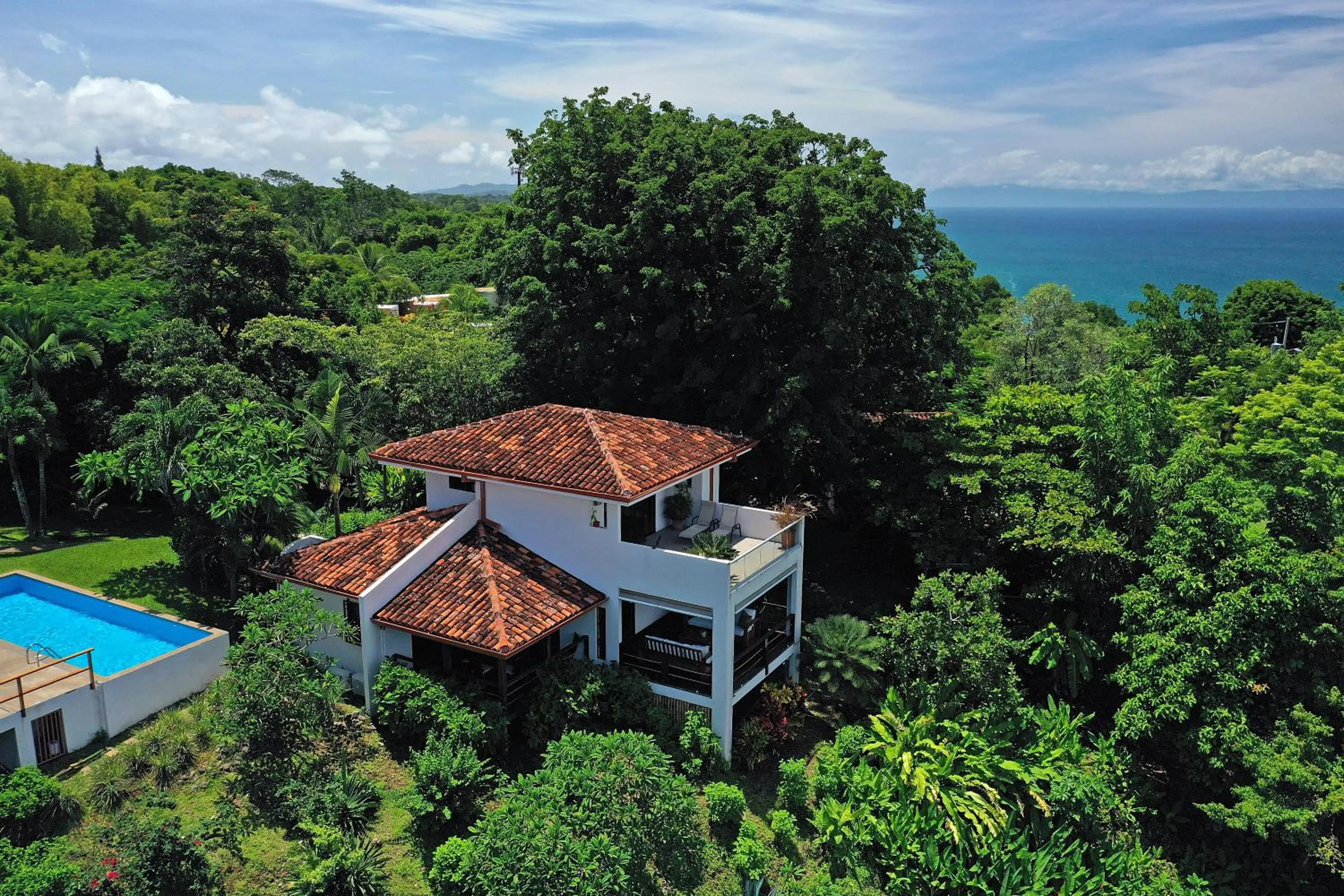 Bird's eye view in Casa Frangipani