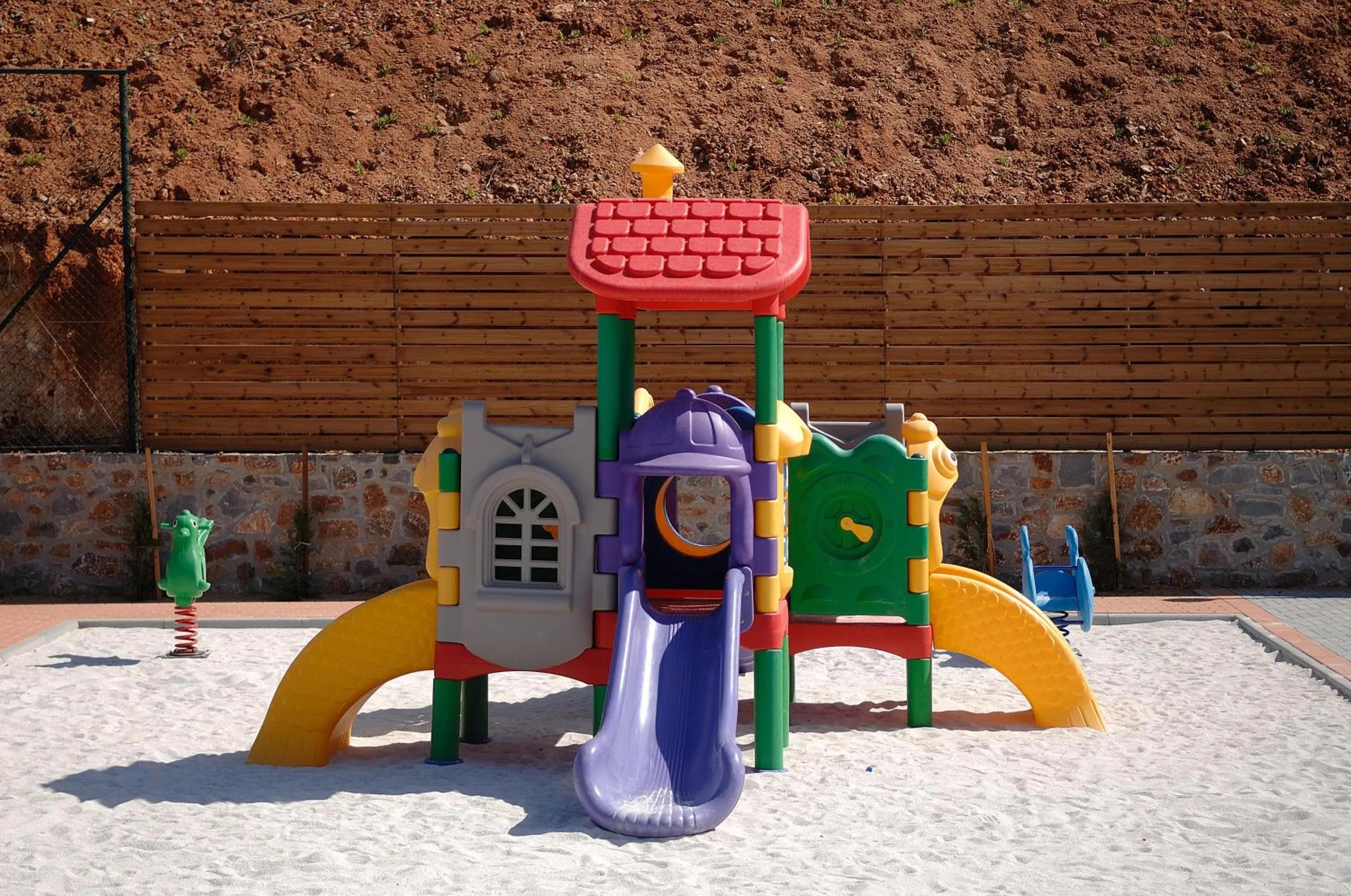 Children play ground in Koni Village Hotel