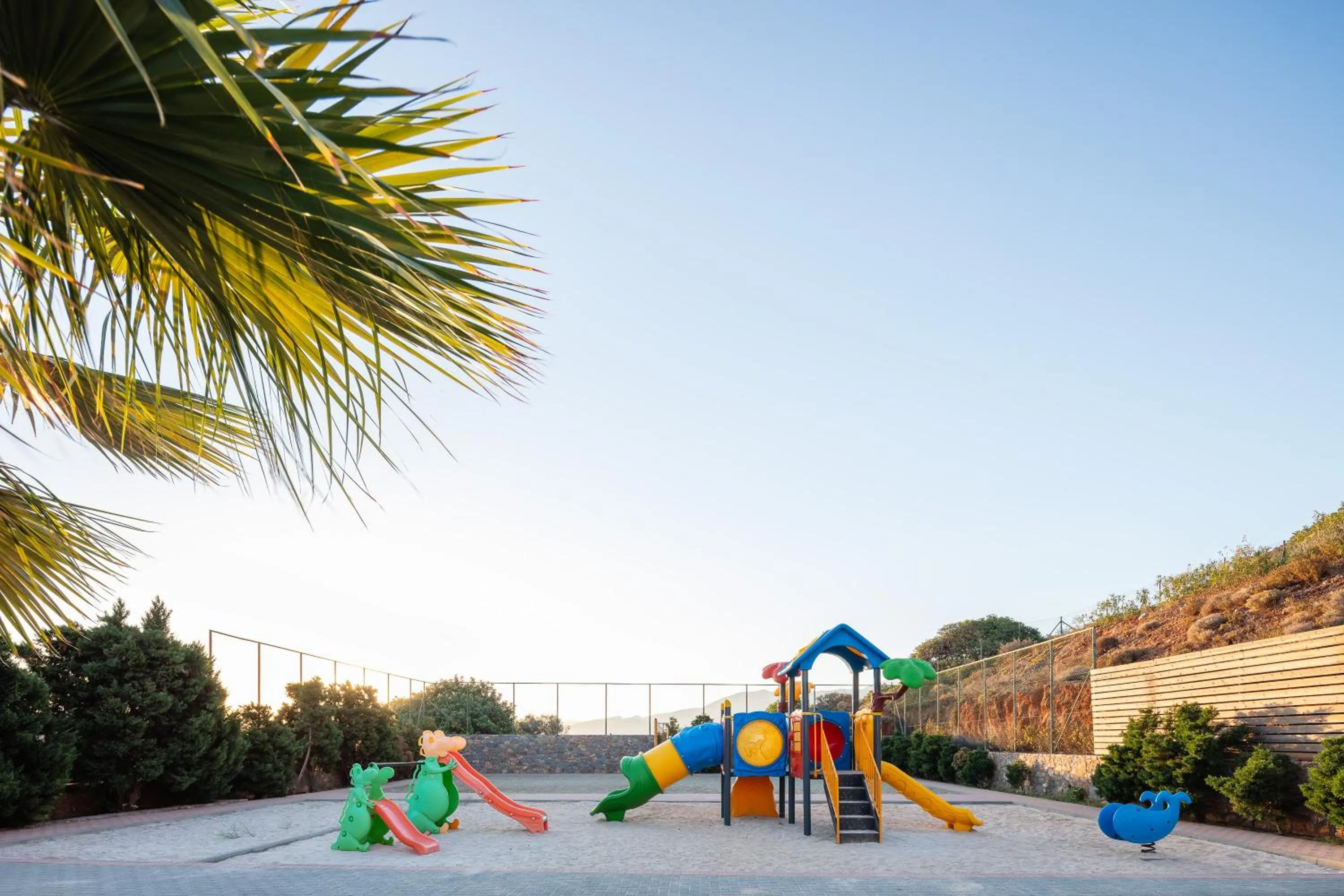 Children play ground in Koni Village Hotel