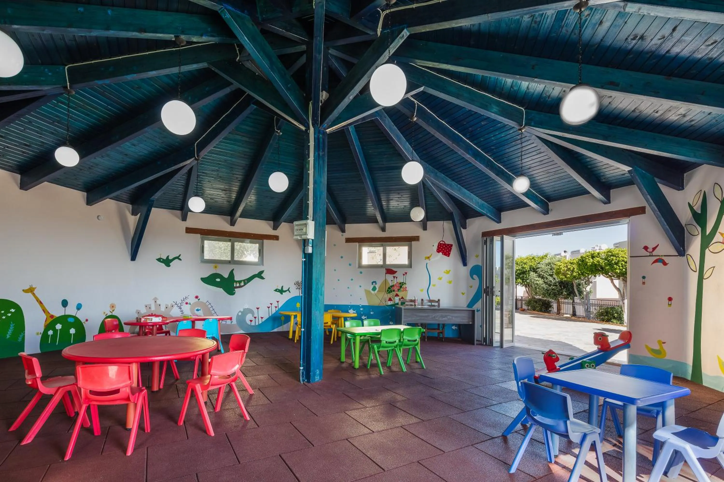 Children play ground in Koni Village Hotel