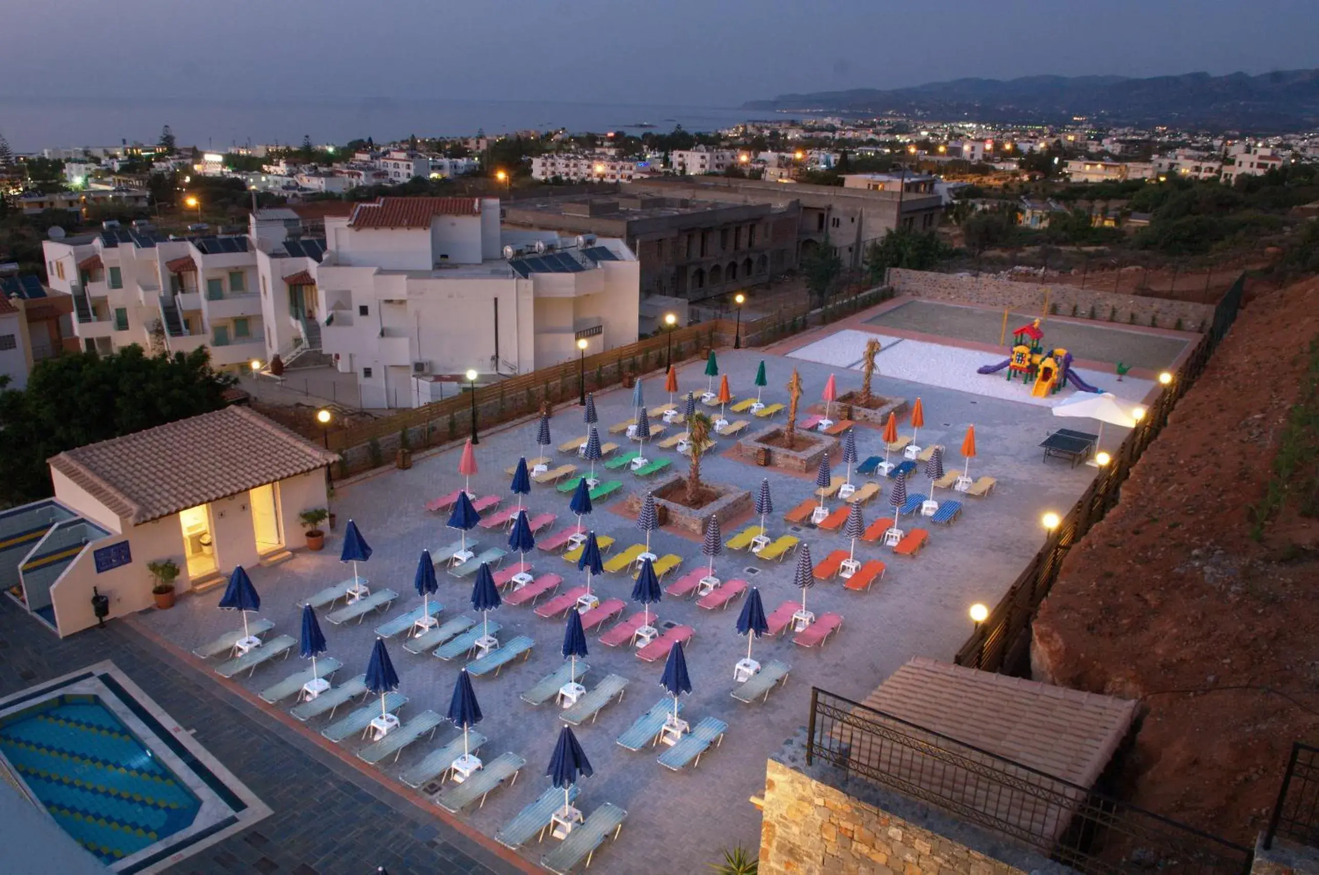 Pool view in Koni Village Hotel Pool view in Koni Village Hotel
