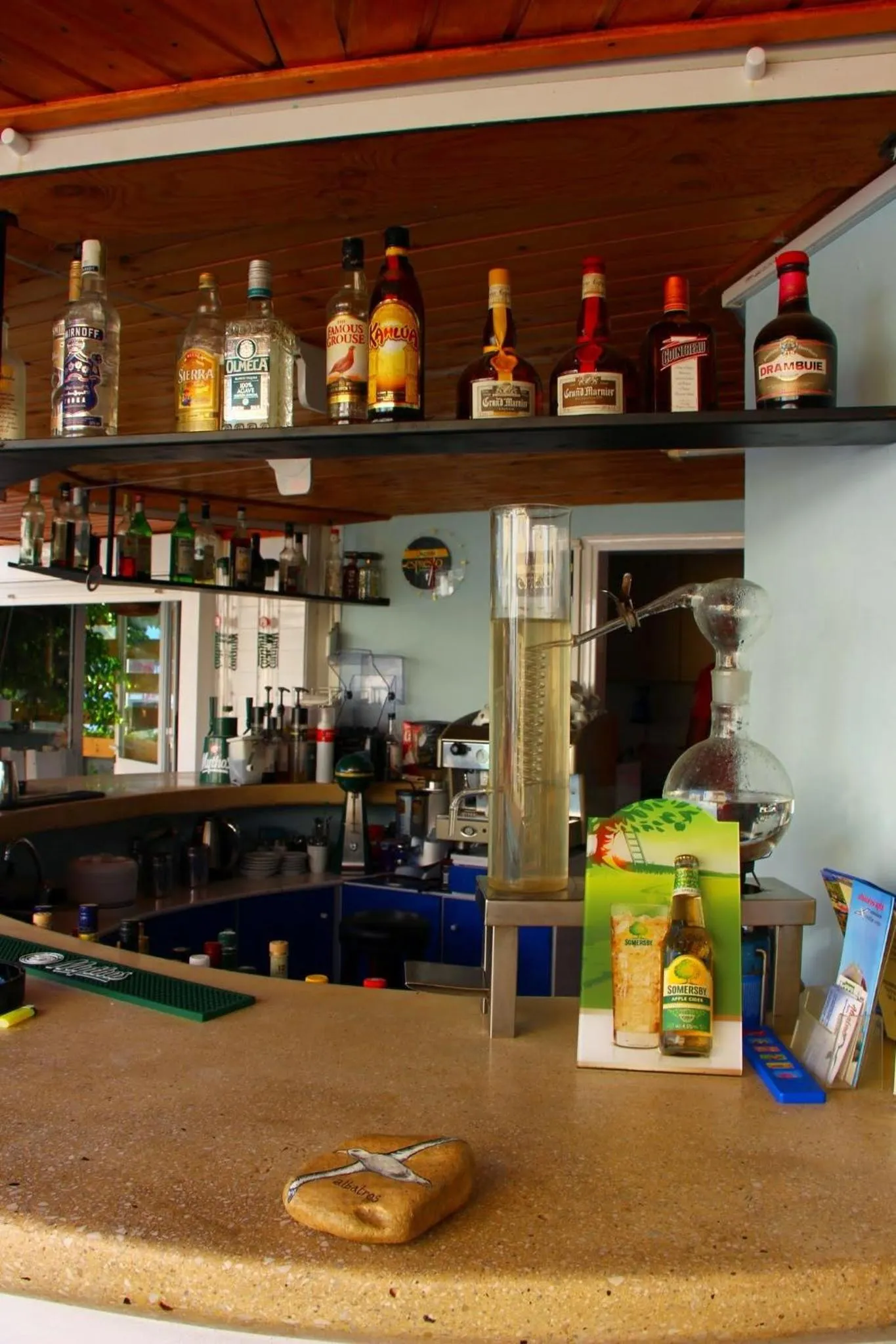 Drinks in Albatross Apartments