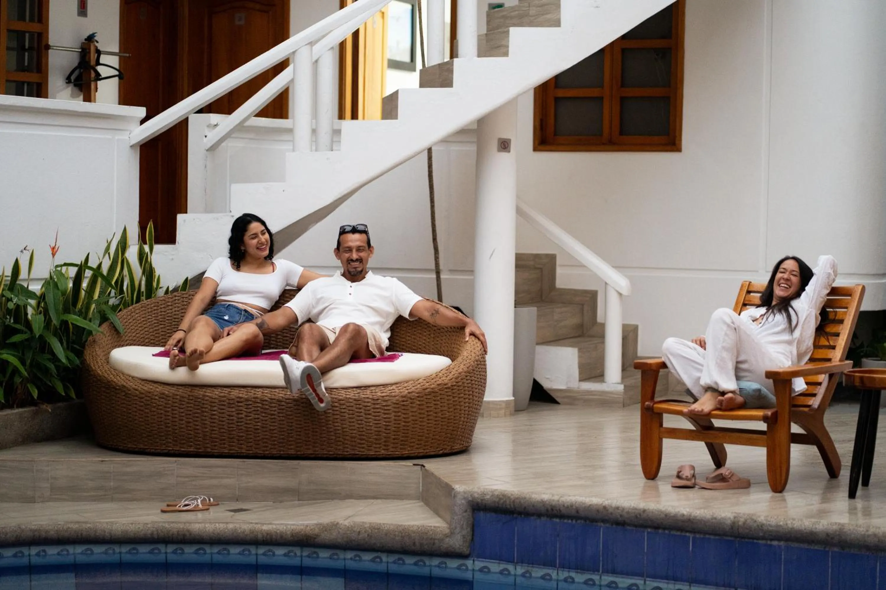 Seating area in Hotel Santa Fe