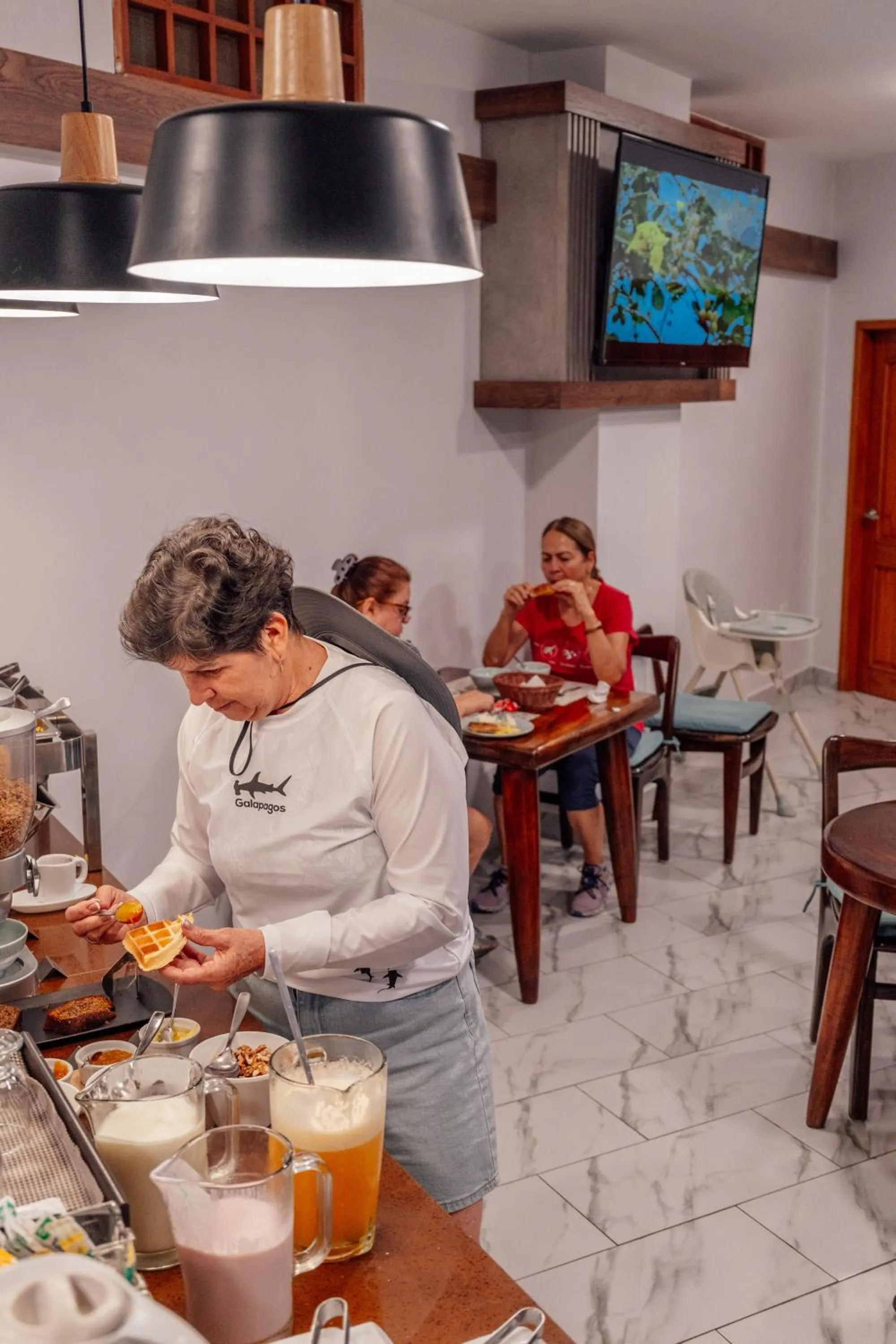 Buffet breakfast in Hotel Santa Fe