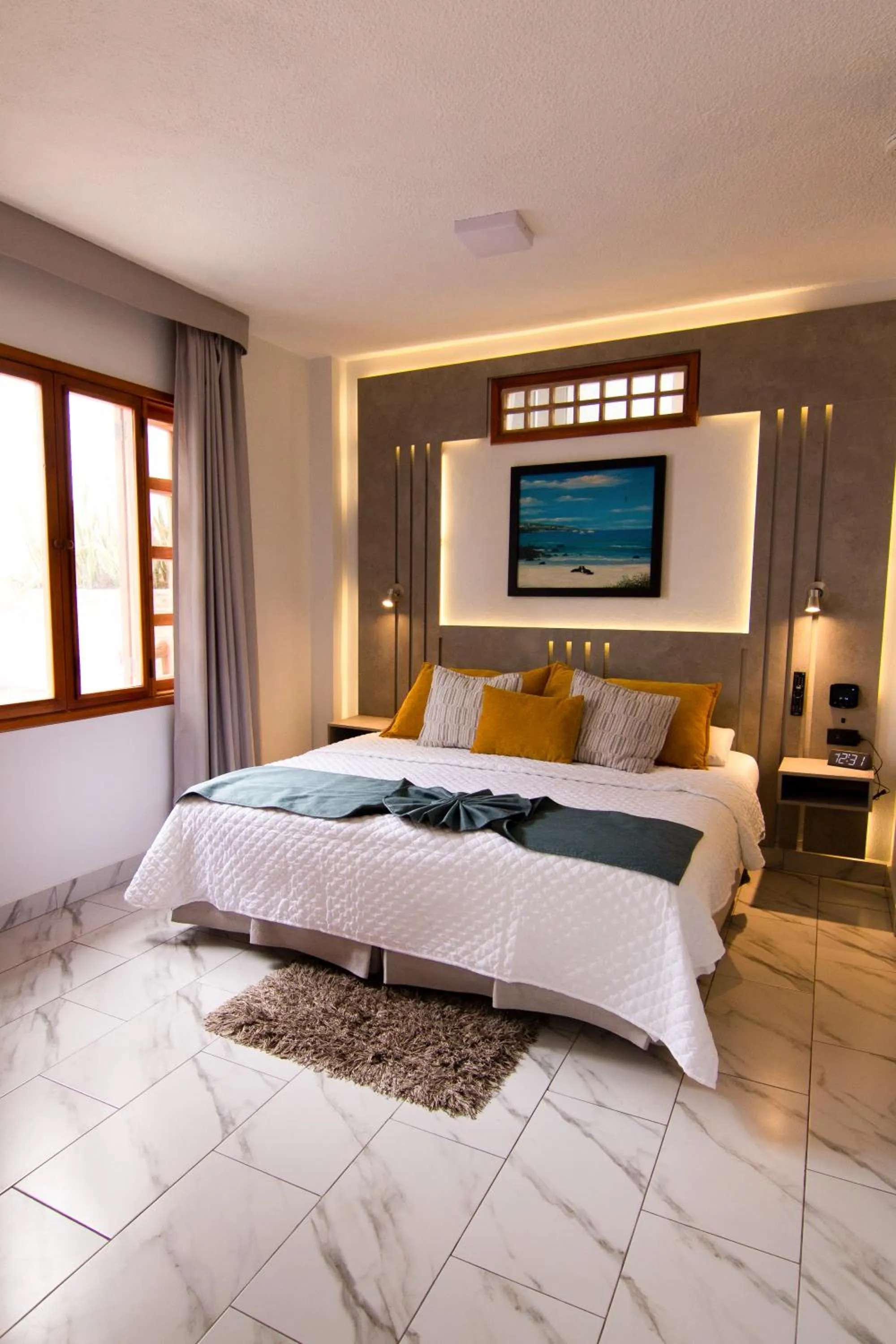 Bed in Hotel Santa Fe