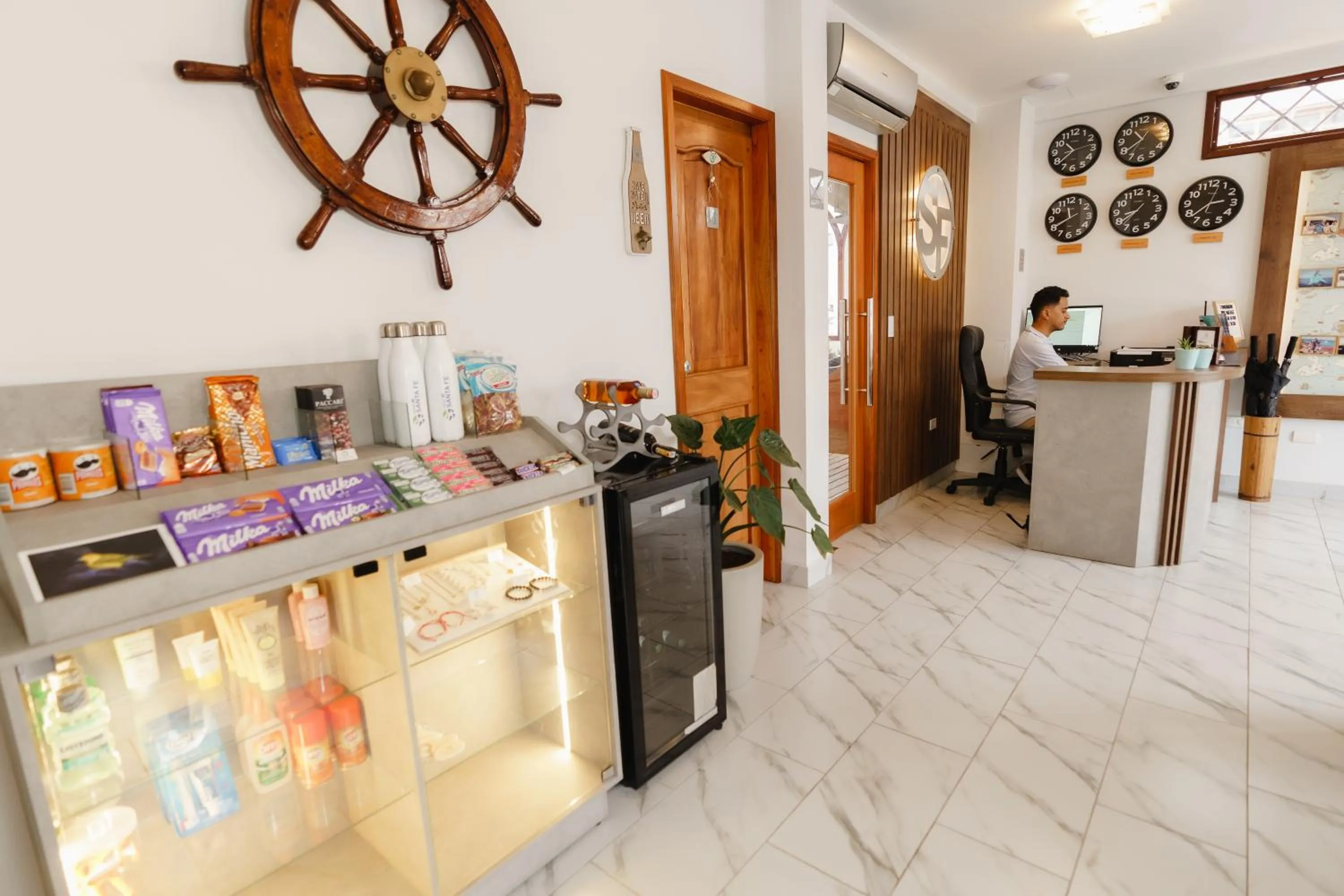 Lobby or reception in Hotel Santa Fe