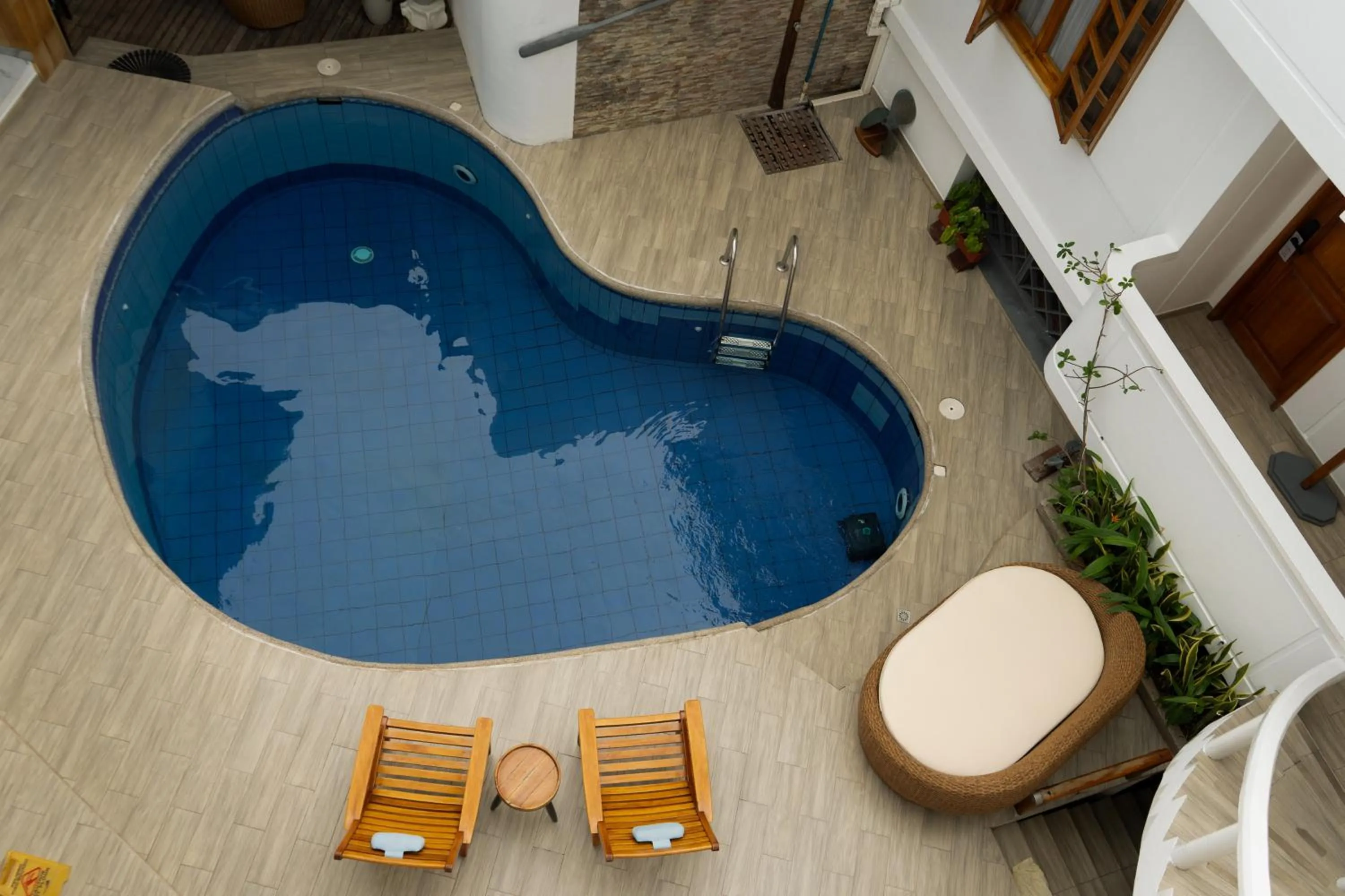 Patio in Hotel Santa Fe