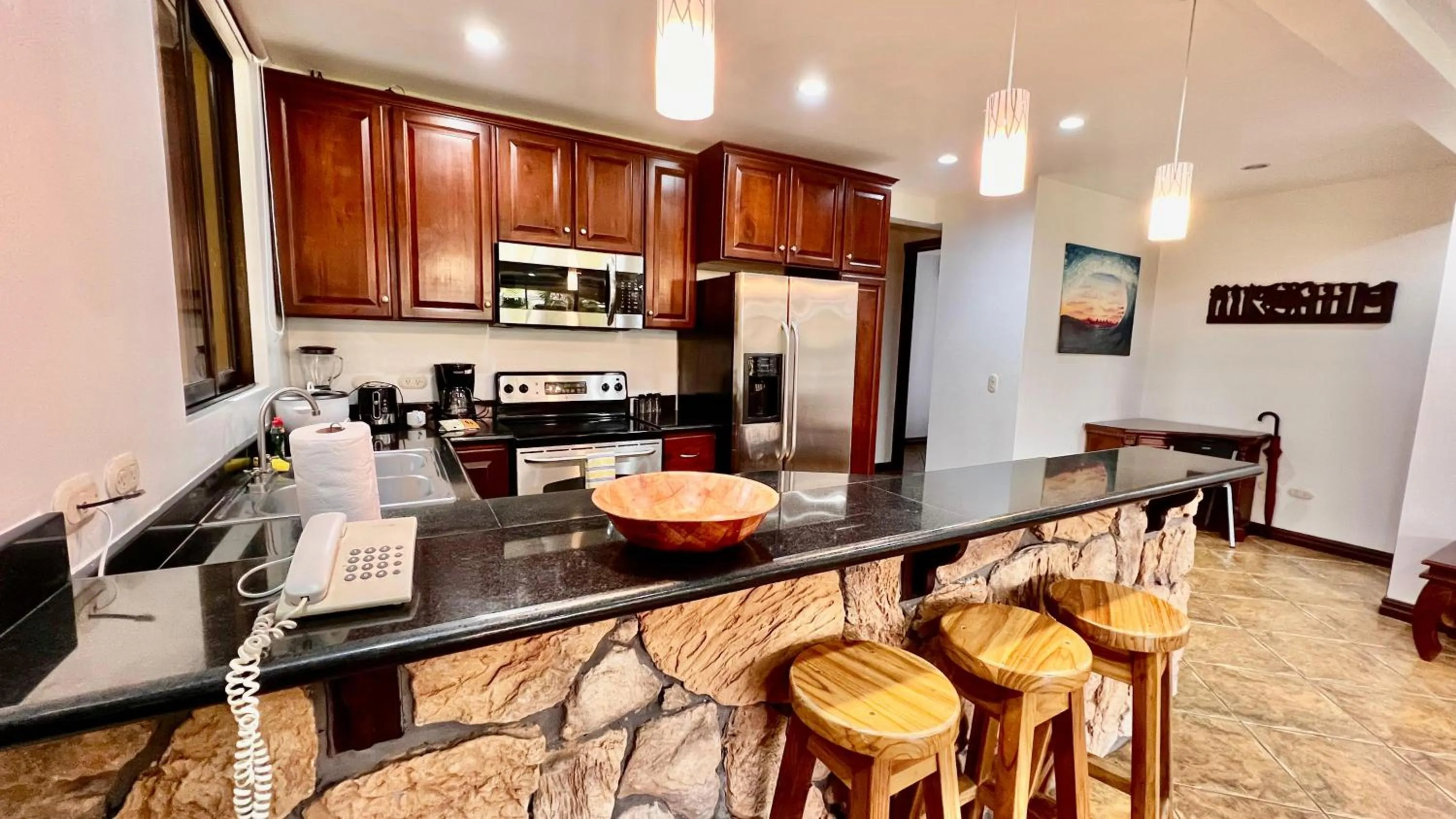 kitchen in Monte Carlo Luxury Condominiums