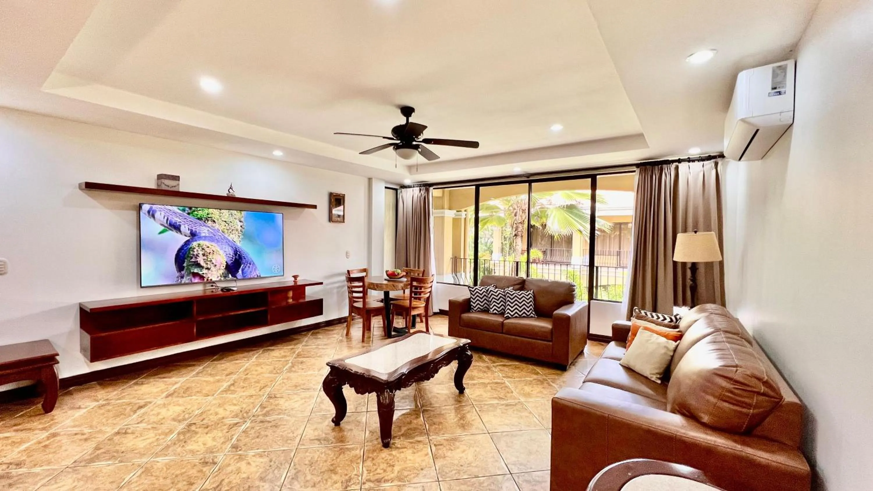 Living room in Monte Carlo Luxury Condominiums