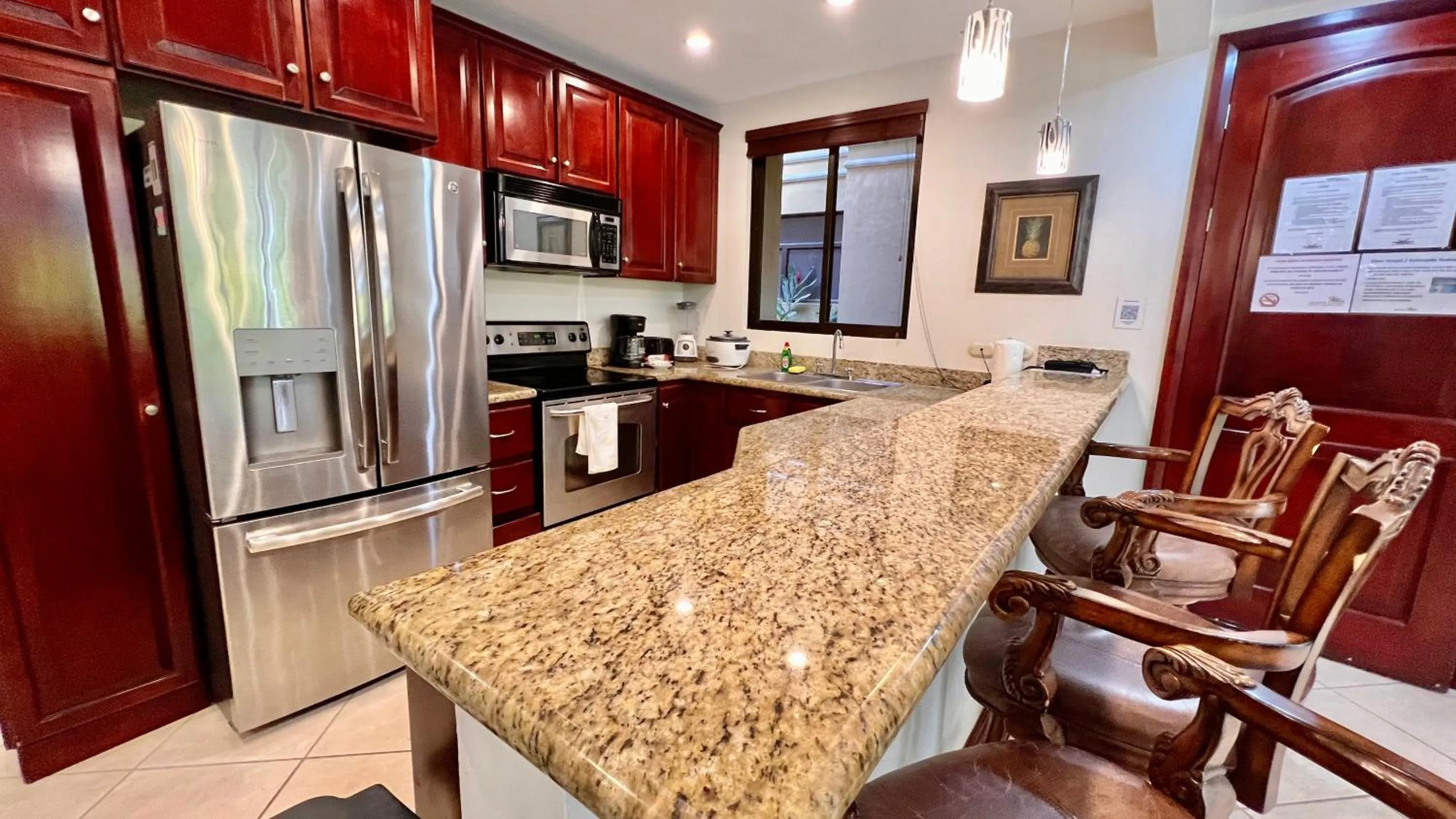 kitchen in Monte Carlo Luxury Condominiums