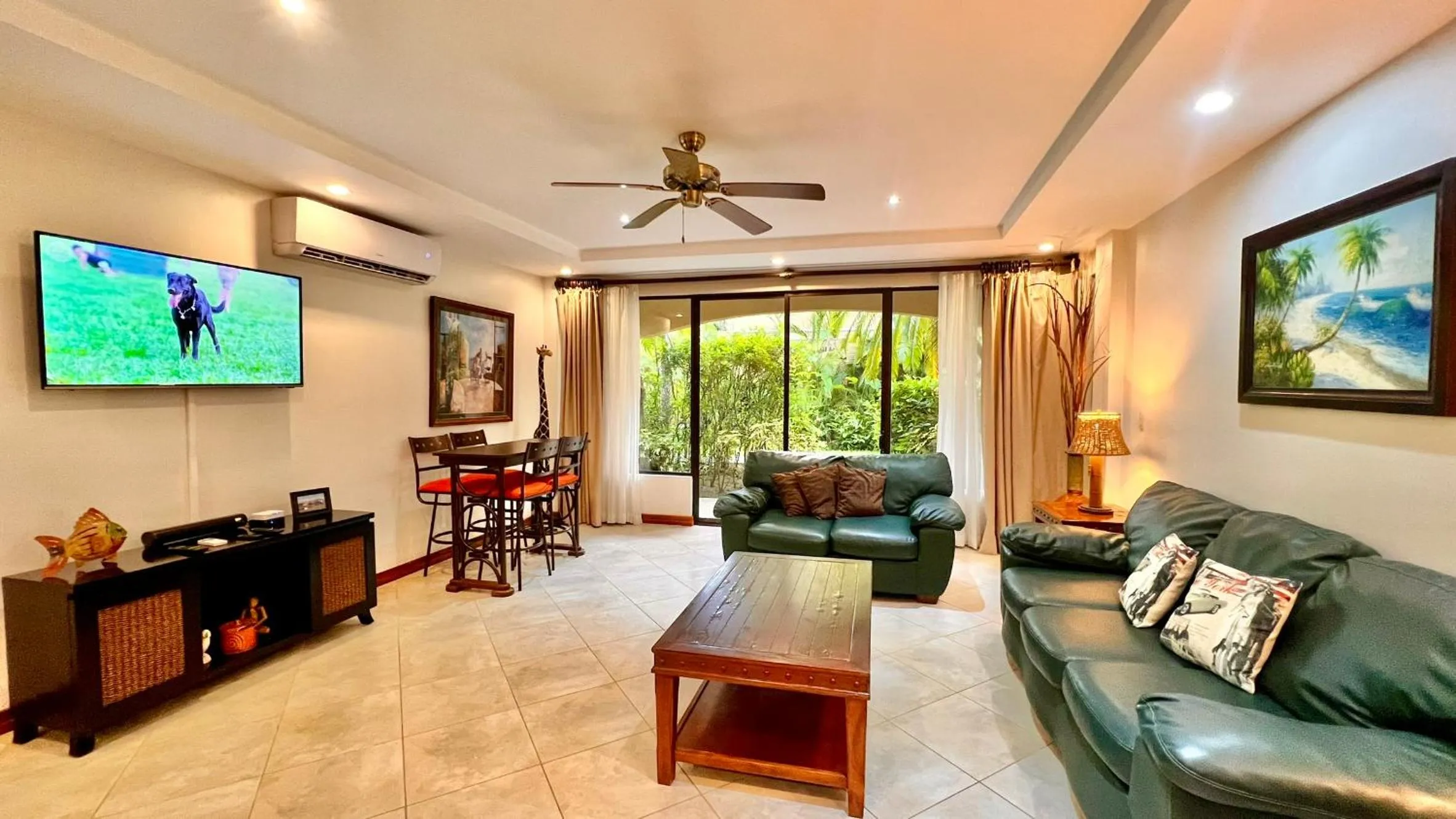 Living room in Monte Carlo Luxury Condominiums