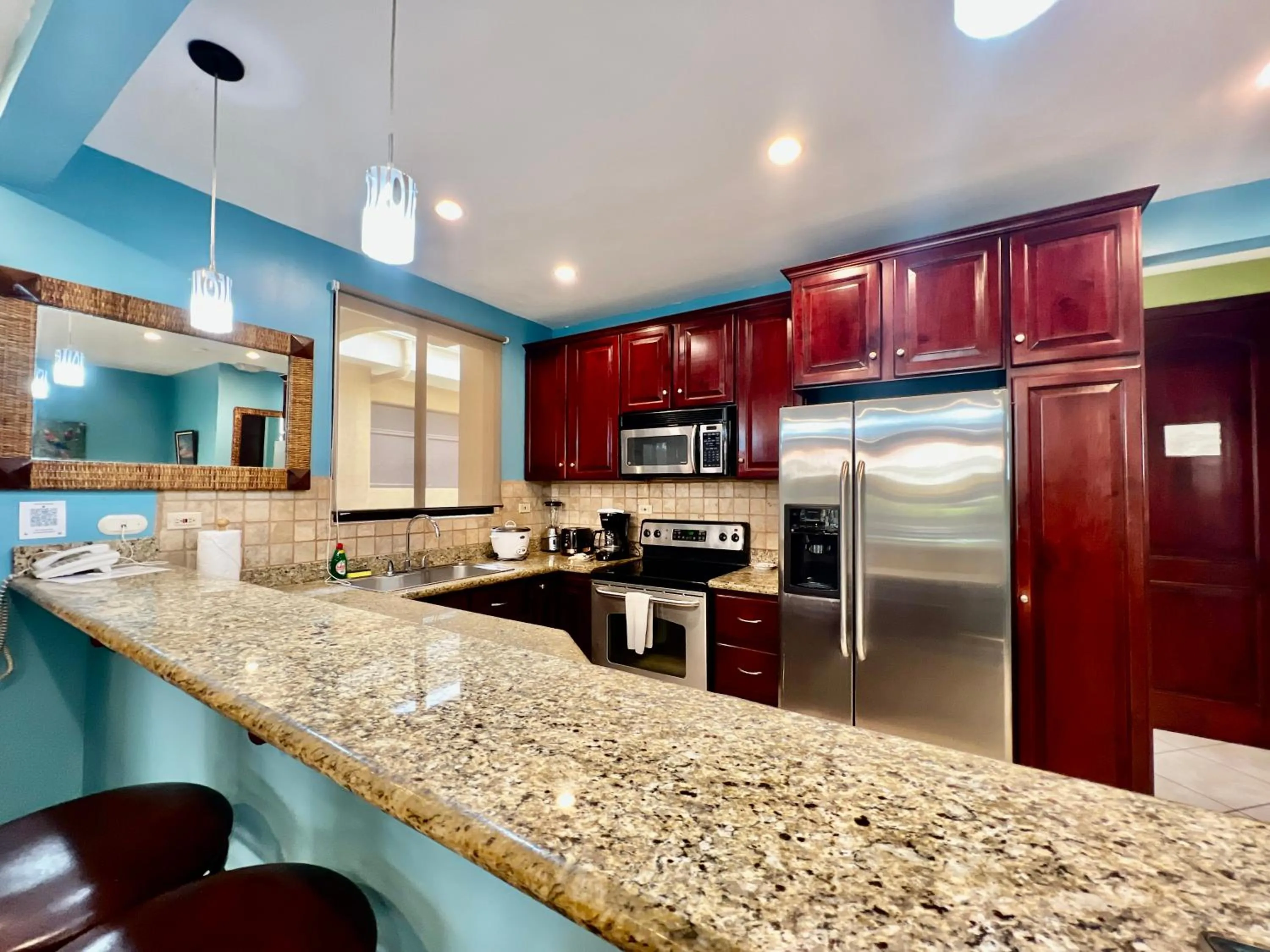 kitchen in Monte Carlo Luxury Condominiums