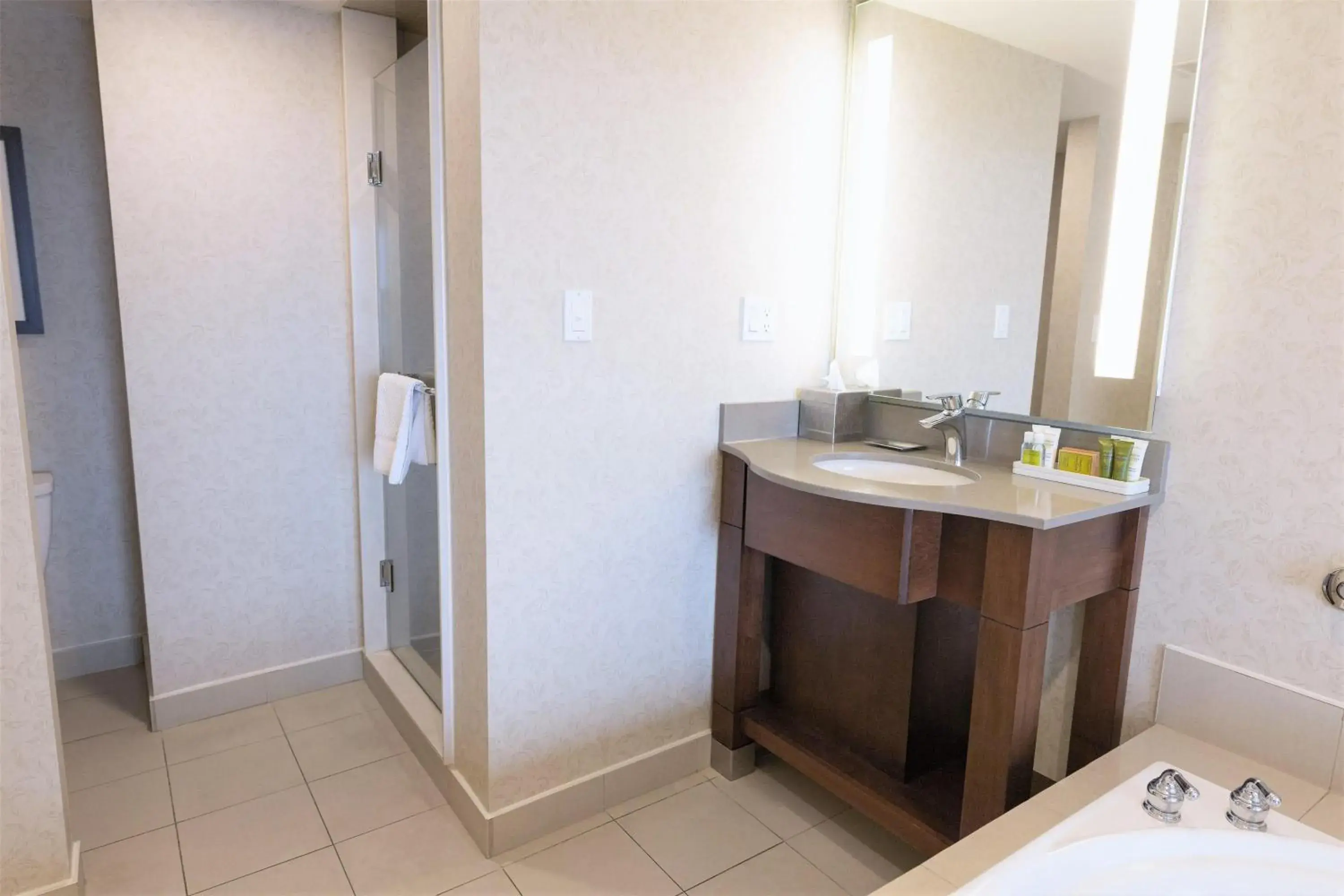 Bathroom in Hilton Niagara Falls/ Fallsview Hotel and Suites Bathroom in Hilton Niagara Falls/ Fallsview Hotel and Suites