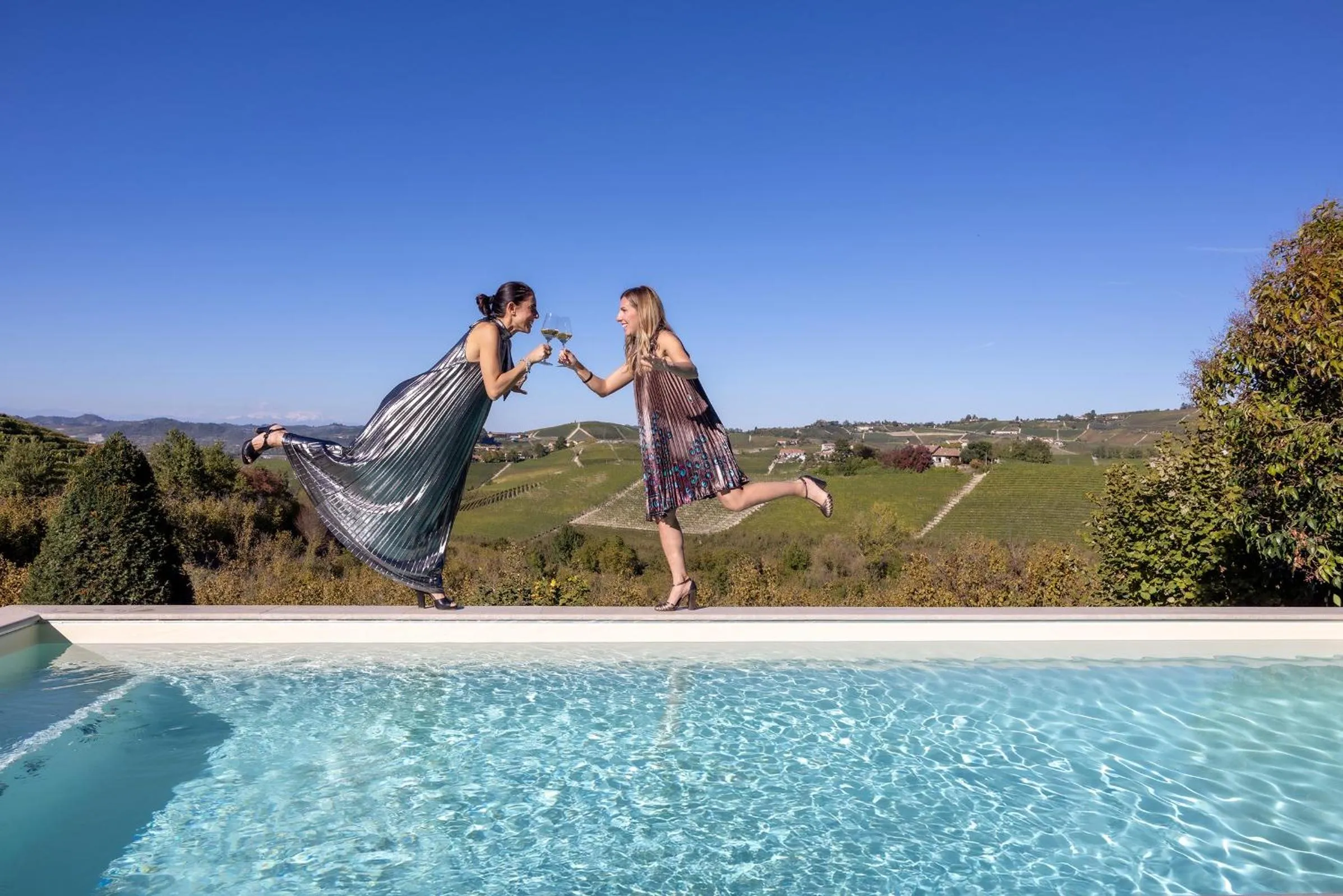 Swimming pool in Hotel Casa Pavesi