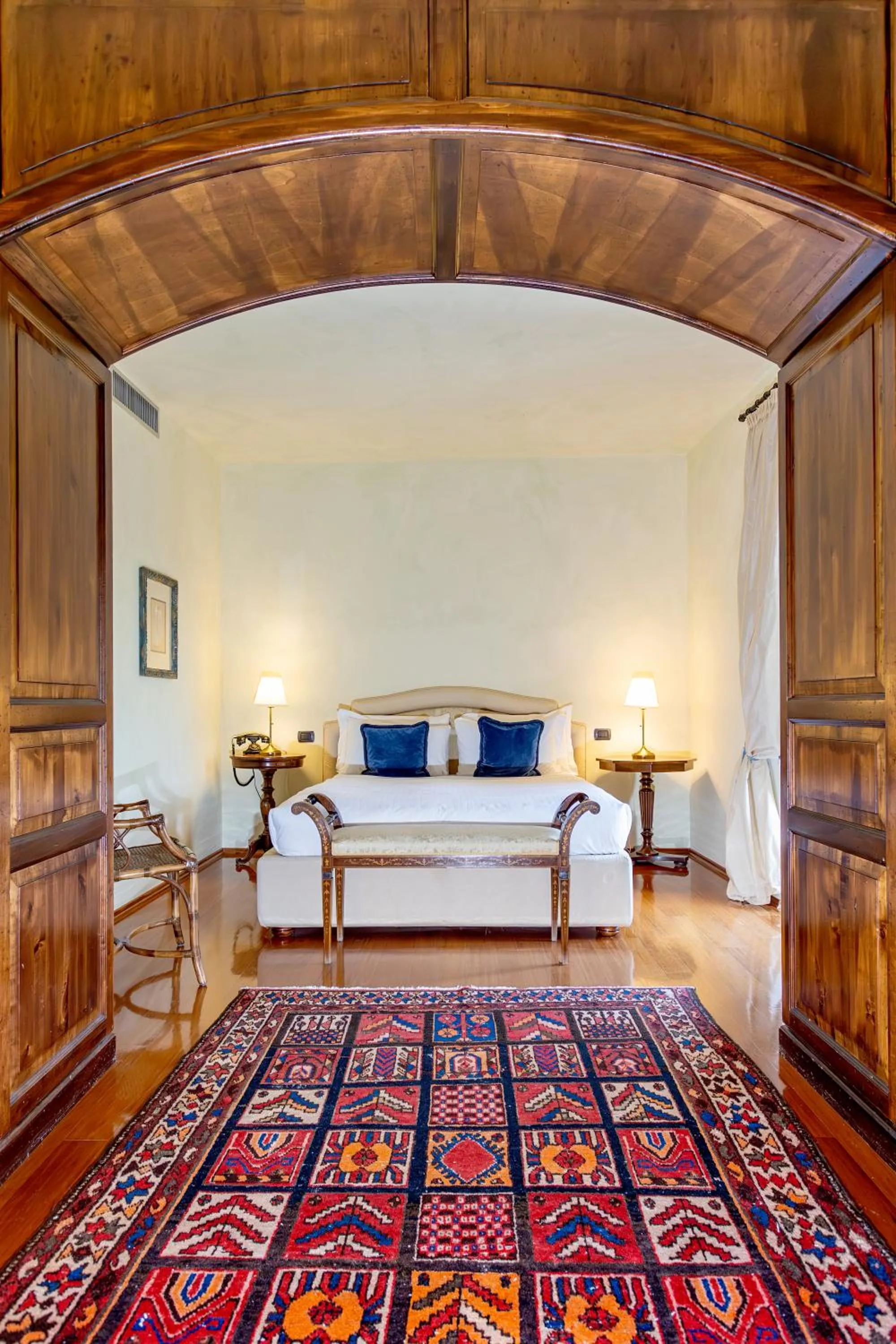 Bed in Hotel Casa Pavesi