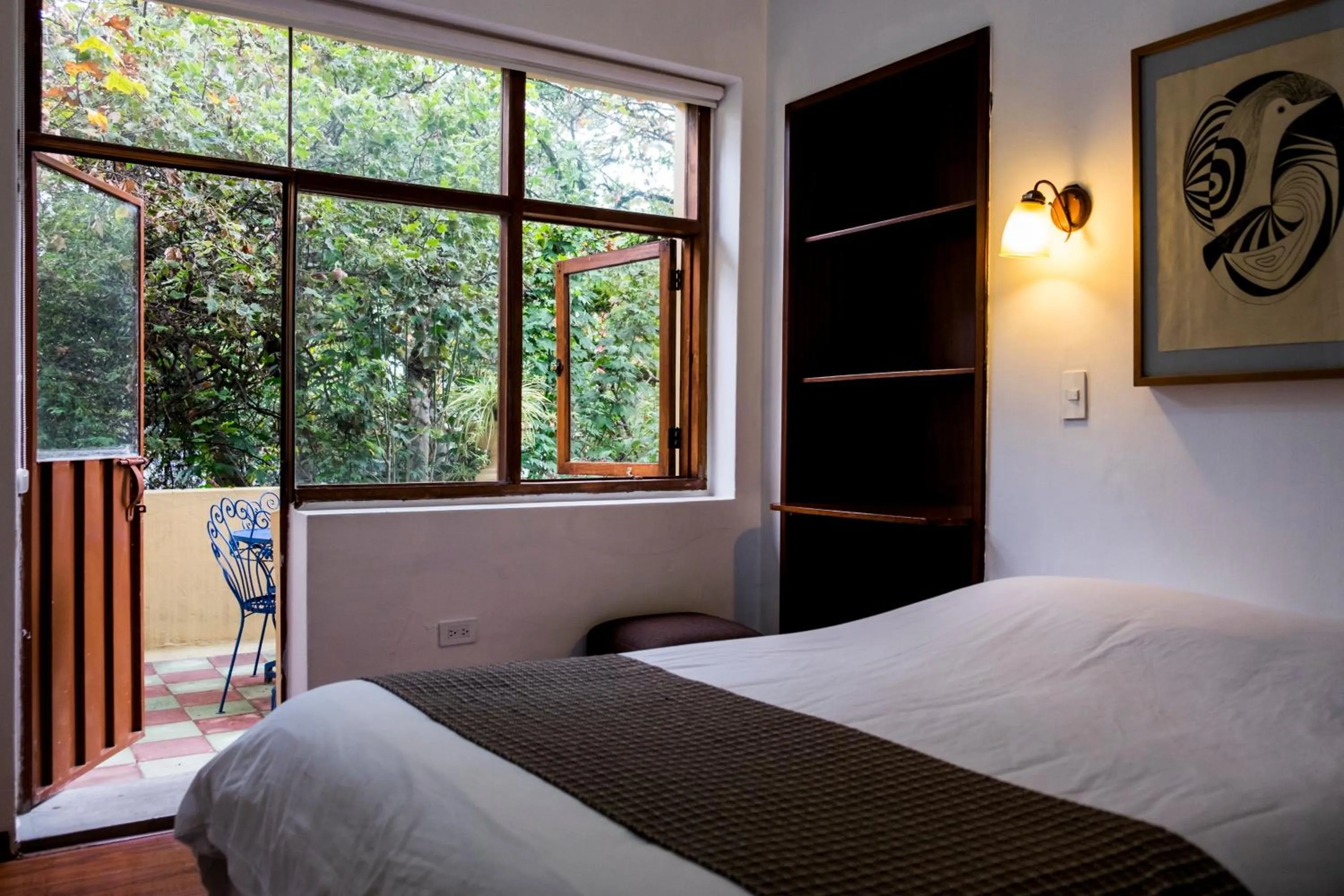 Decorative detail, Bed in Hostal Posada del Maple