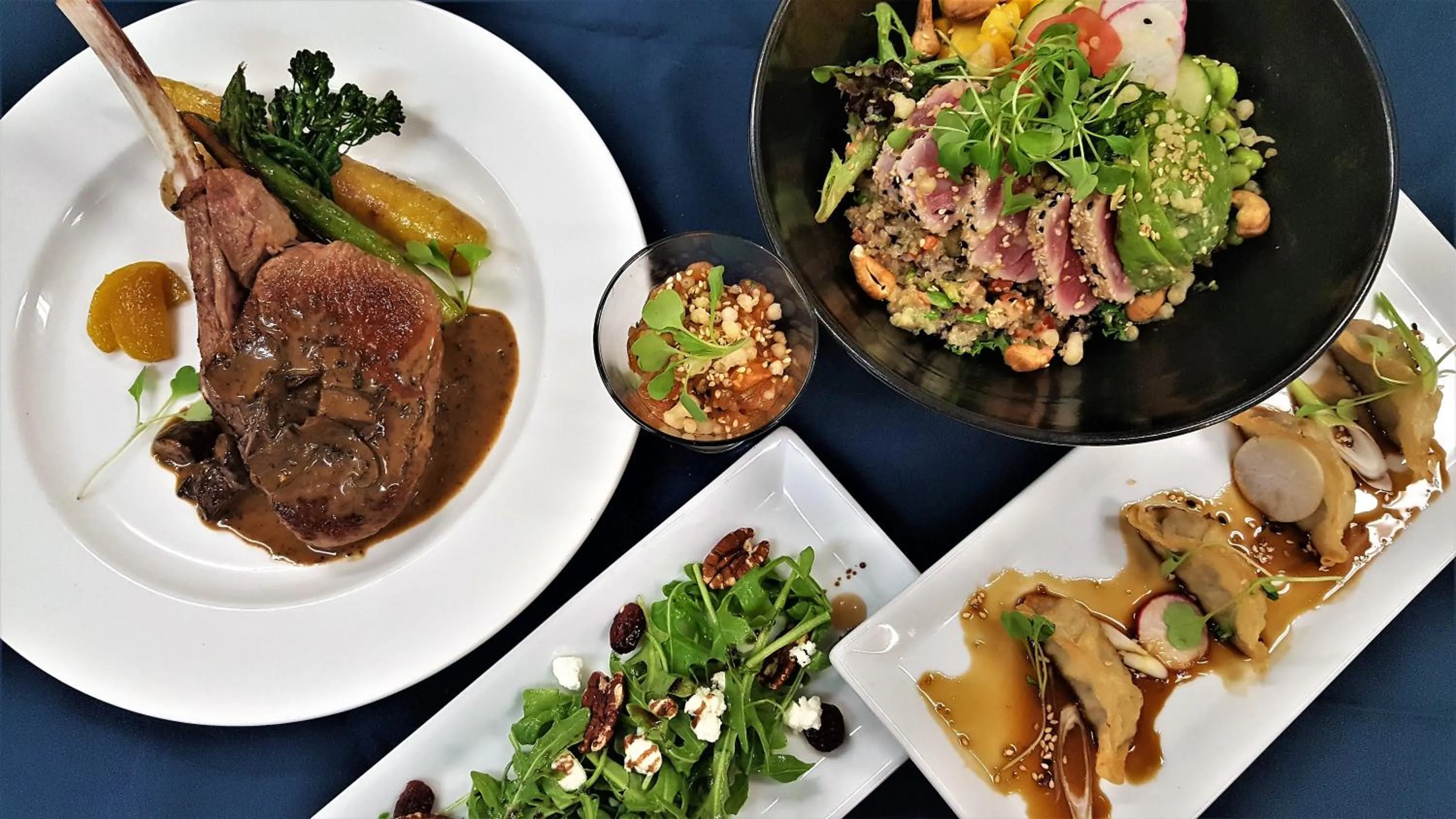 Food close-up in L'Oasis de l'Île