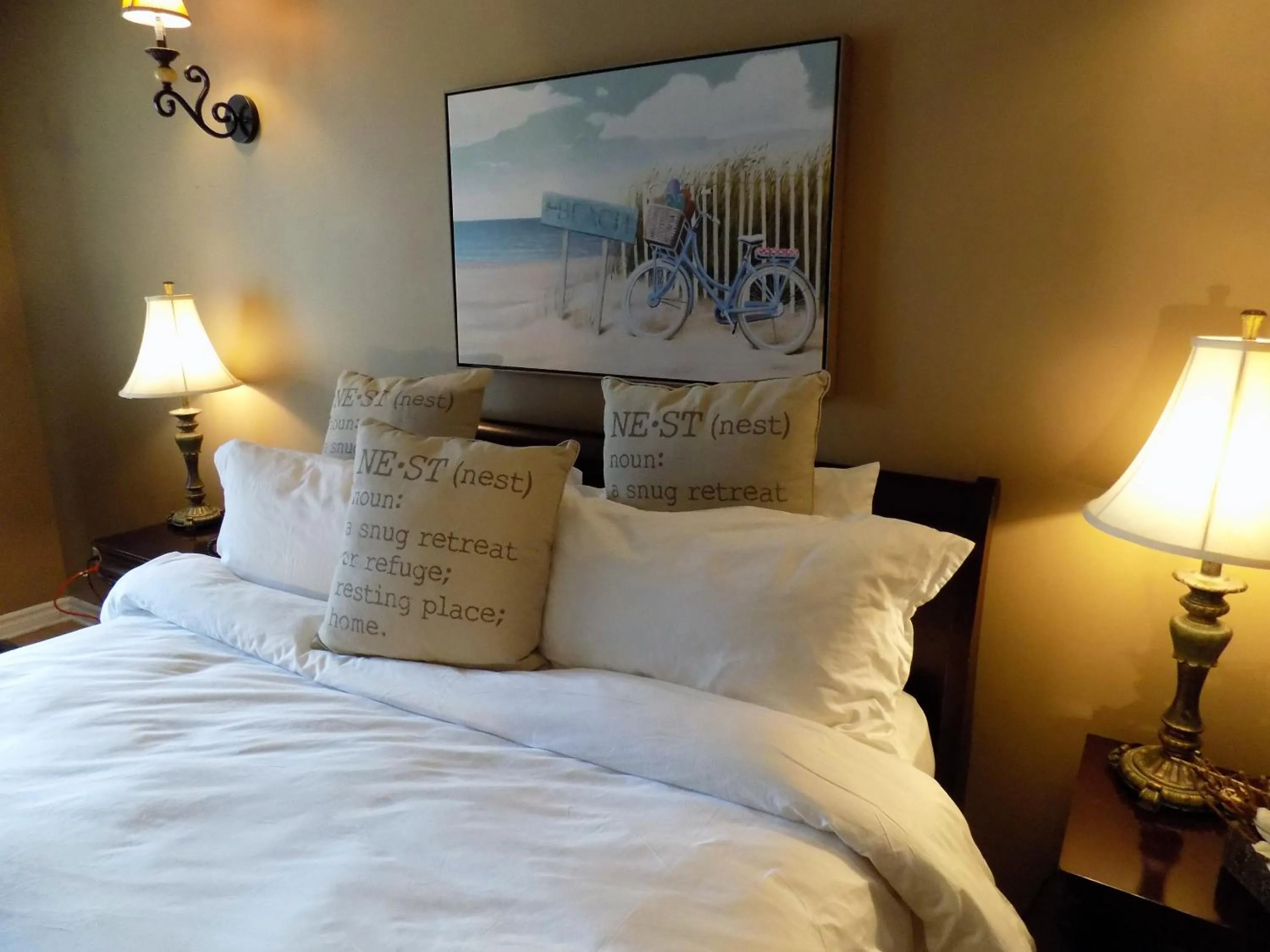 Photo of the whole room in L'Oasis de l'Île