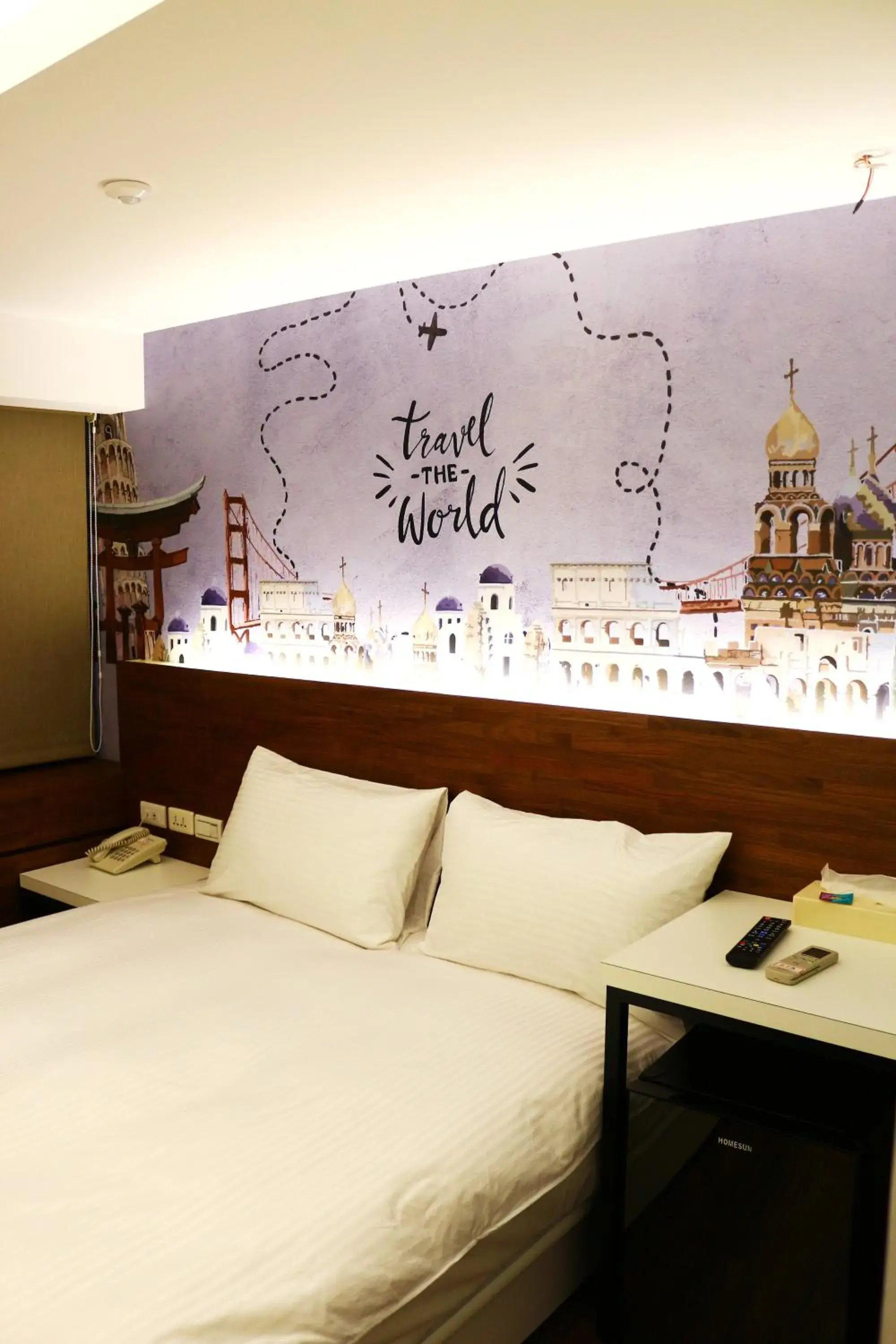 Bed in Haozhan Hotel Bed in Haozhan Hotel