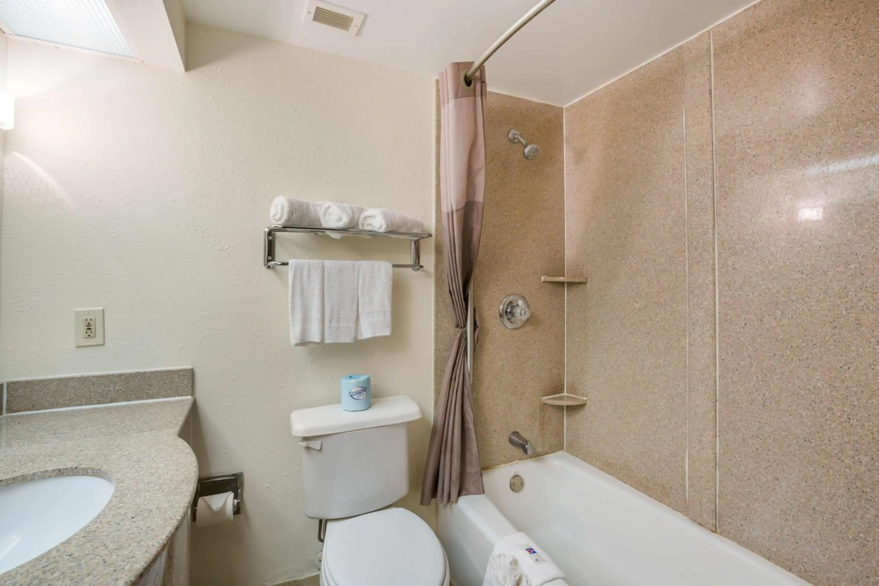 Shower in Budgetel Inns & Suites - Atlanta Galleria Stadium