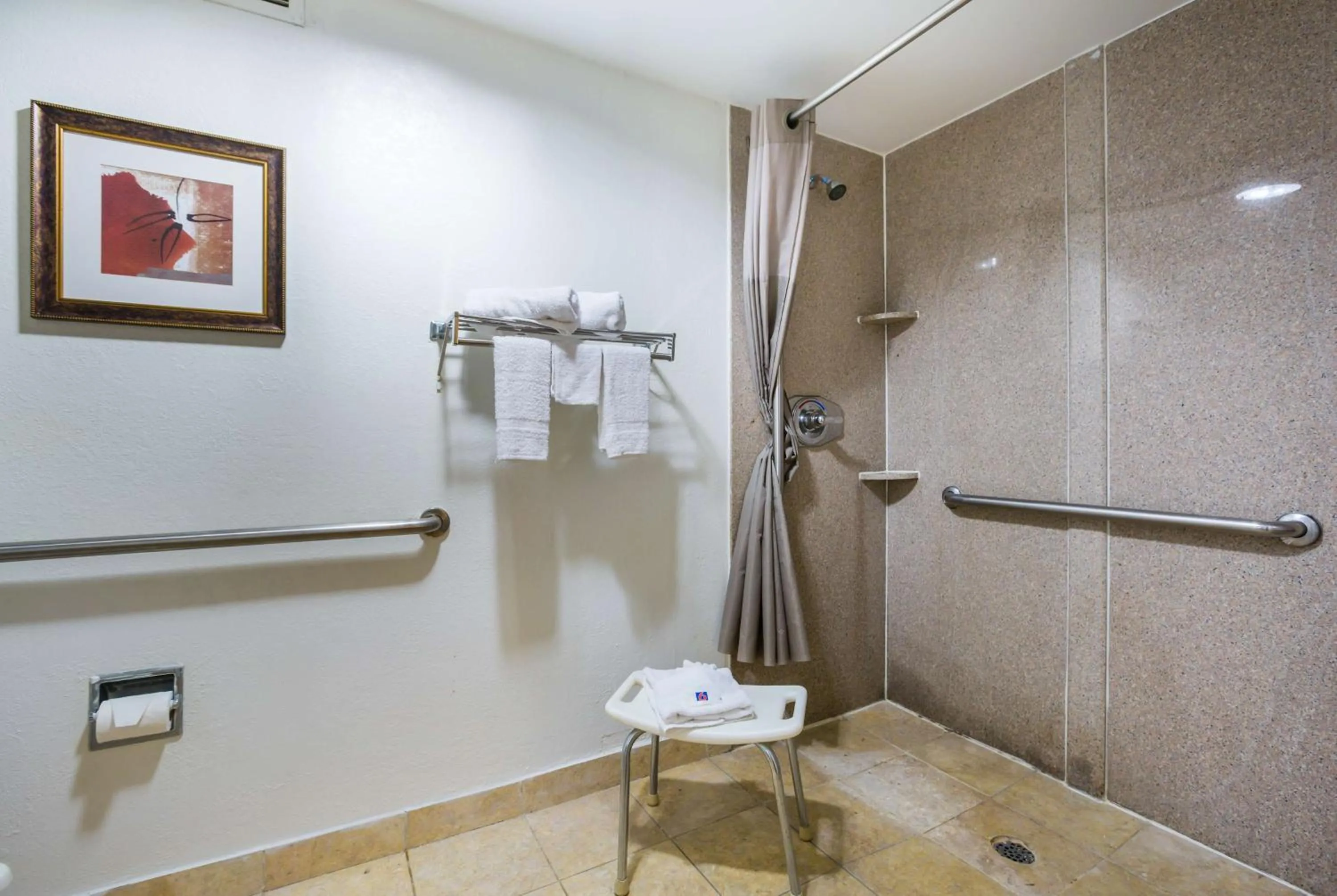Shower in Budgetel Inns & Suites - Atlanta Galleria Stadium