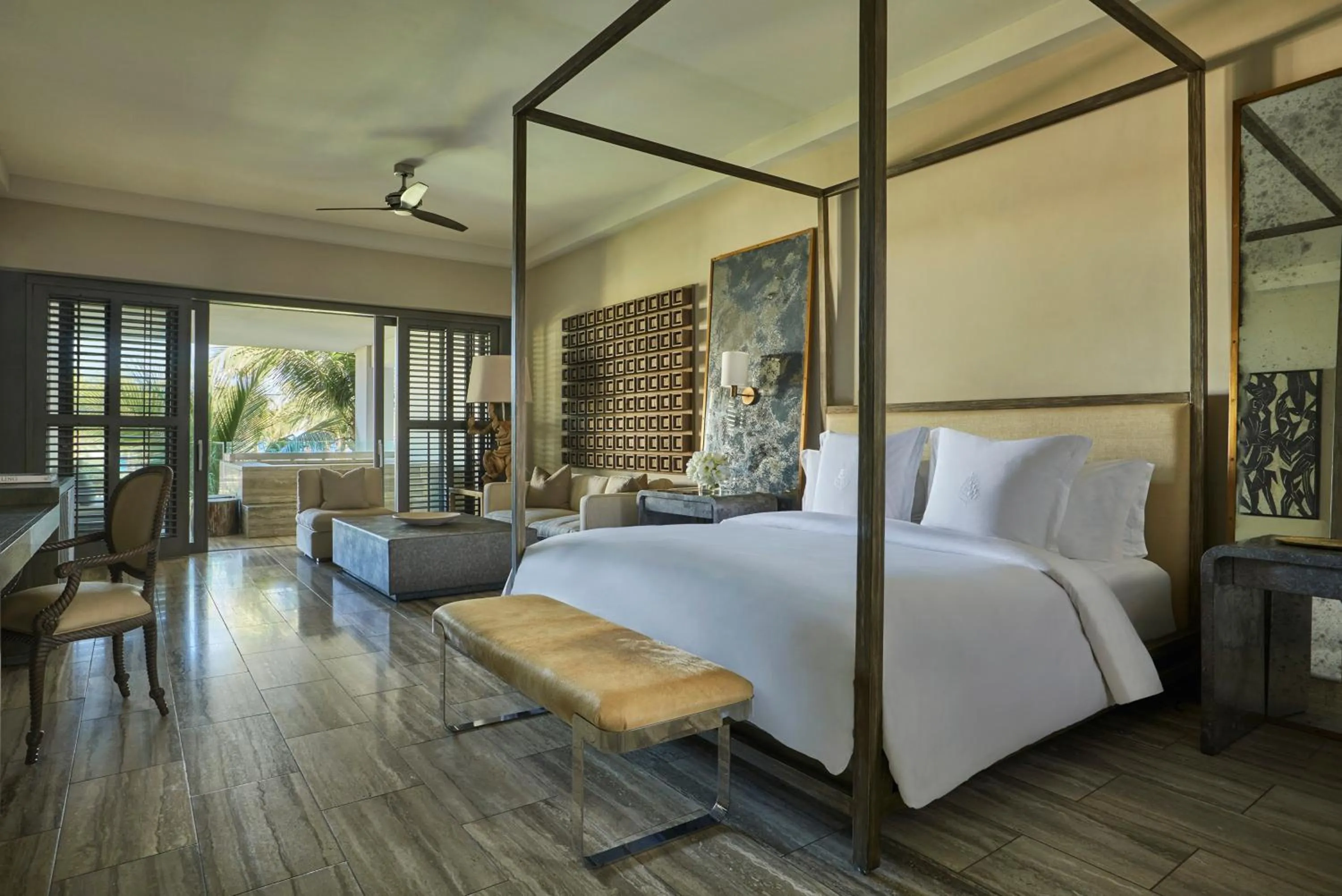 Bedroom, Bed in Four Seasons Resort and Residences Anguilla