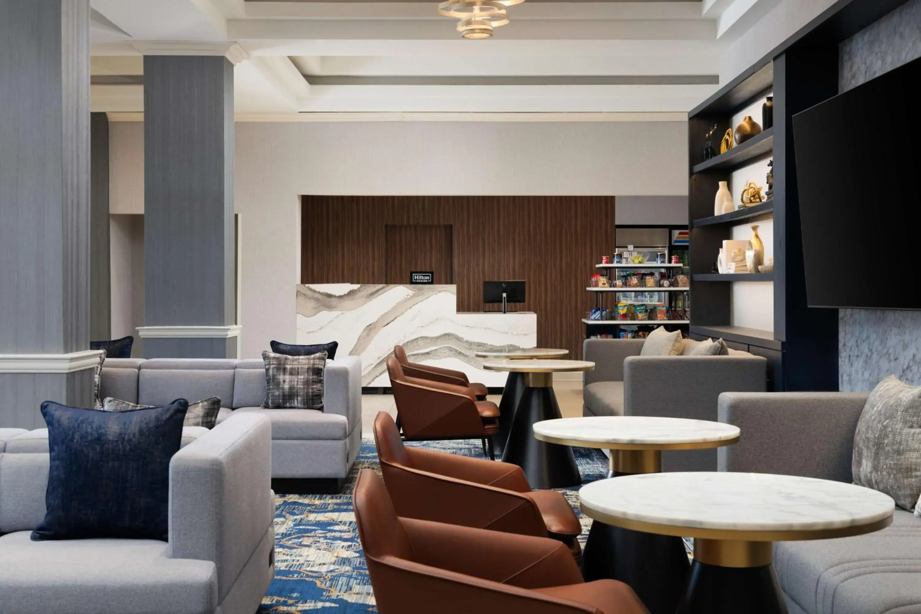 Lobby or reception in DoubleTree By Hilton Baltimore North Pikesville Lobby or reception in DoubleTree By Hilton Baltimore North Pikesville