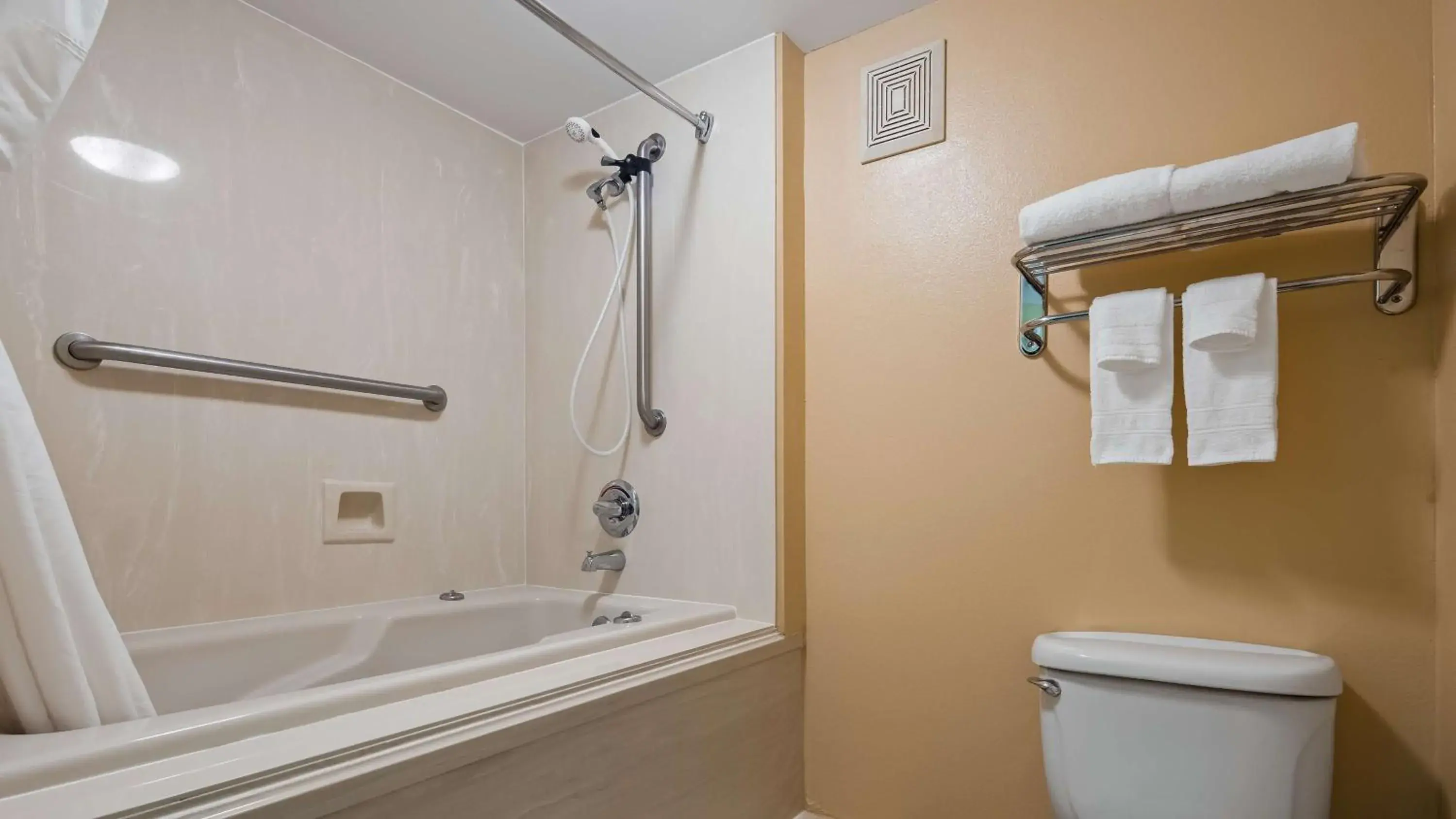 Bathroom in SureStay Plus by Best Western Covington Bathroom in SureStay Plus by Best Western Covington