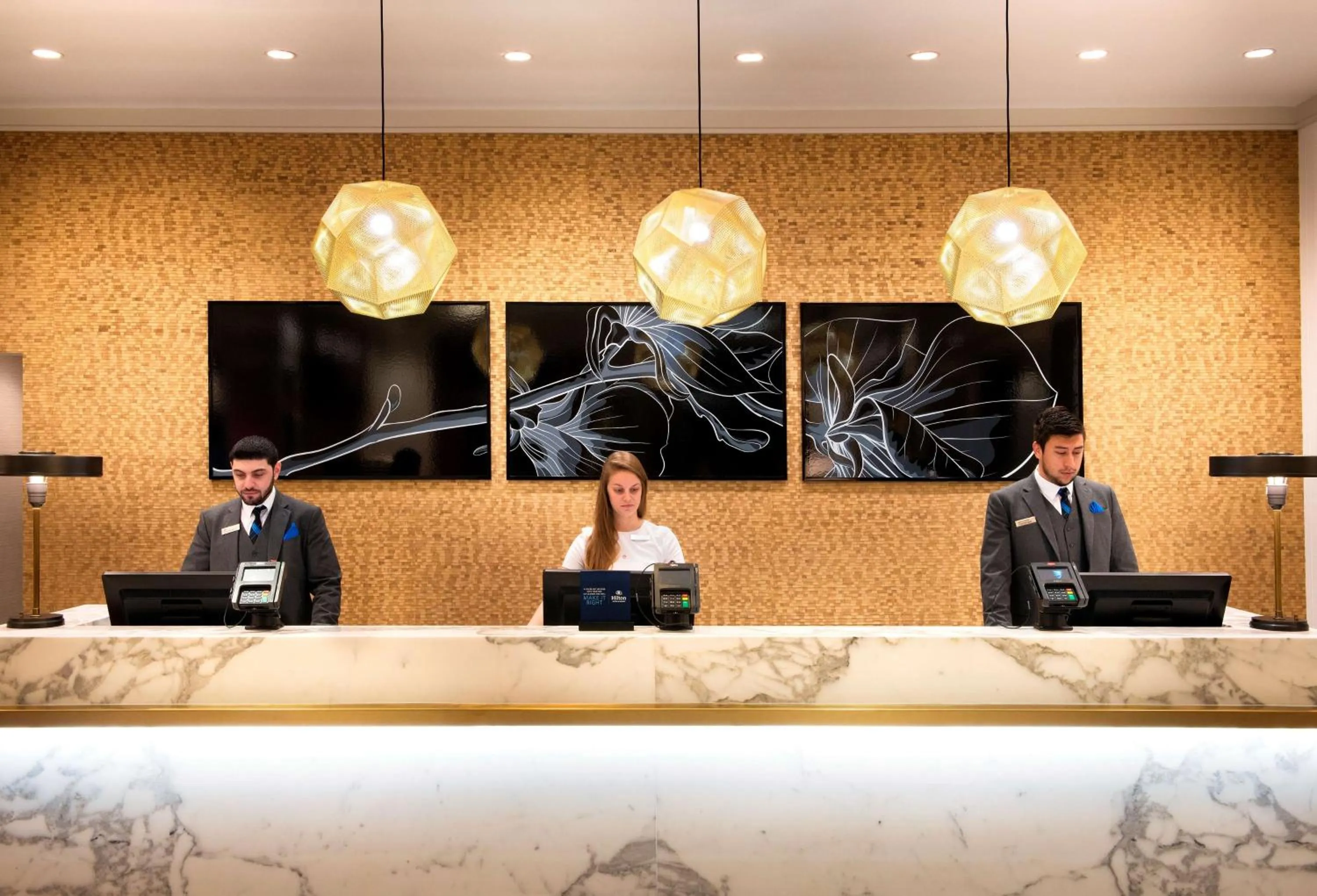 Lobby or reception in Hilton University of Florida Conference Center Gainesville