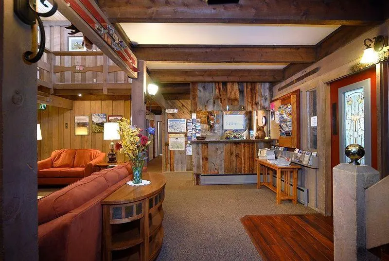 Lobby or reception in Cristiana Guesthaus