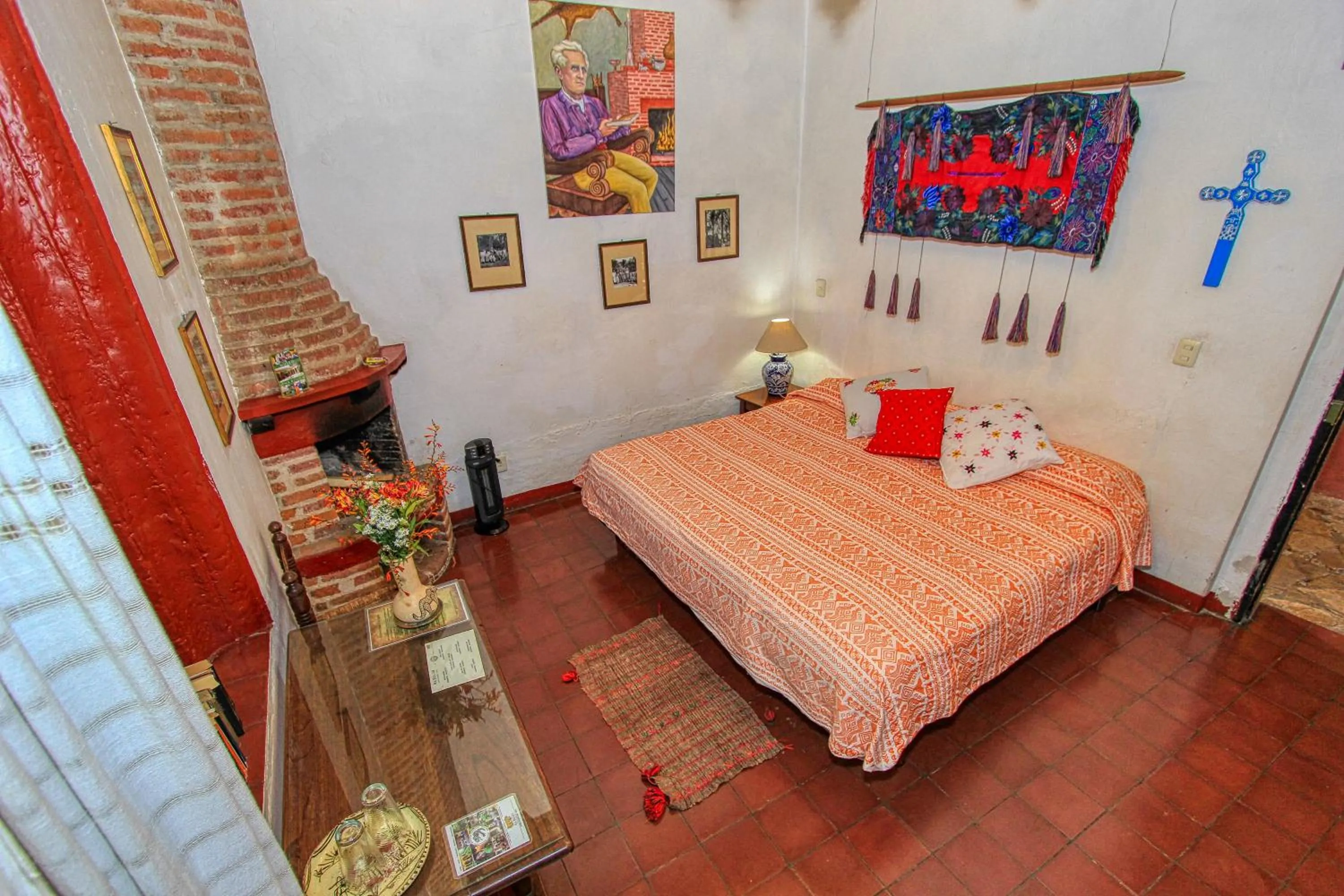 Bed in Hotel Na Bolom