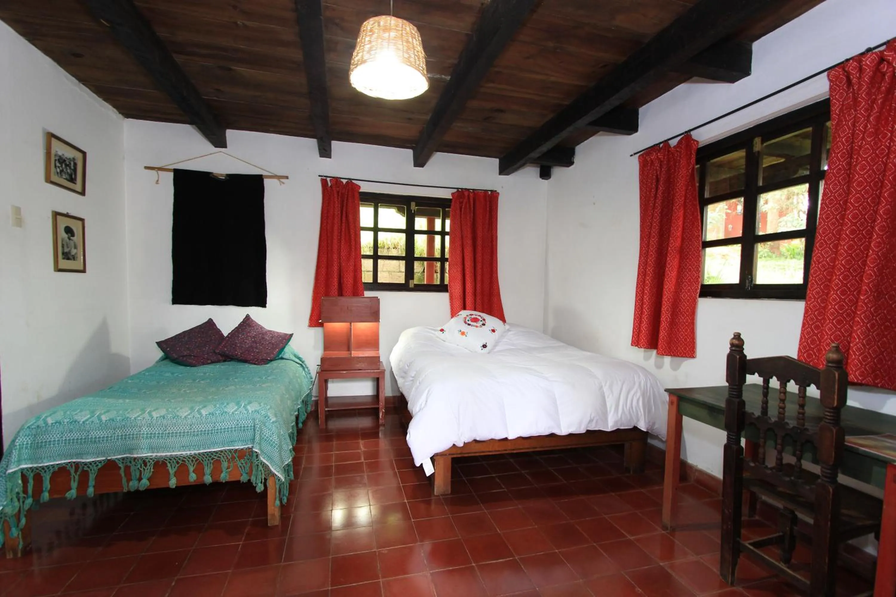 Bed in Hotel Na Bolom