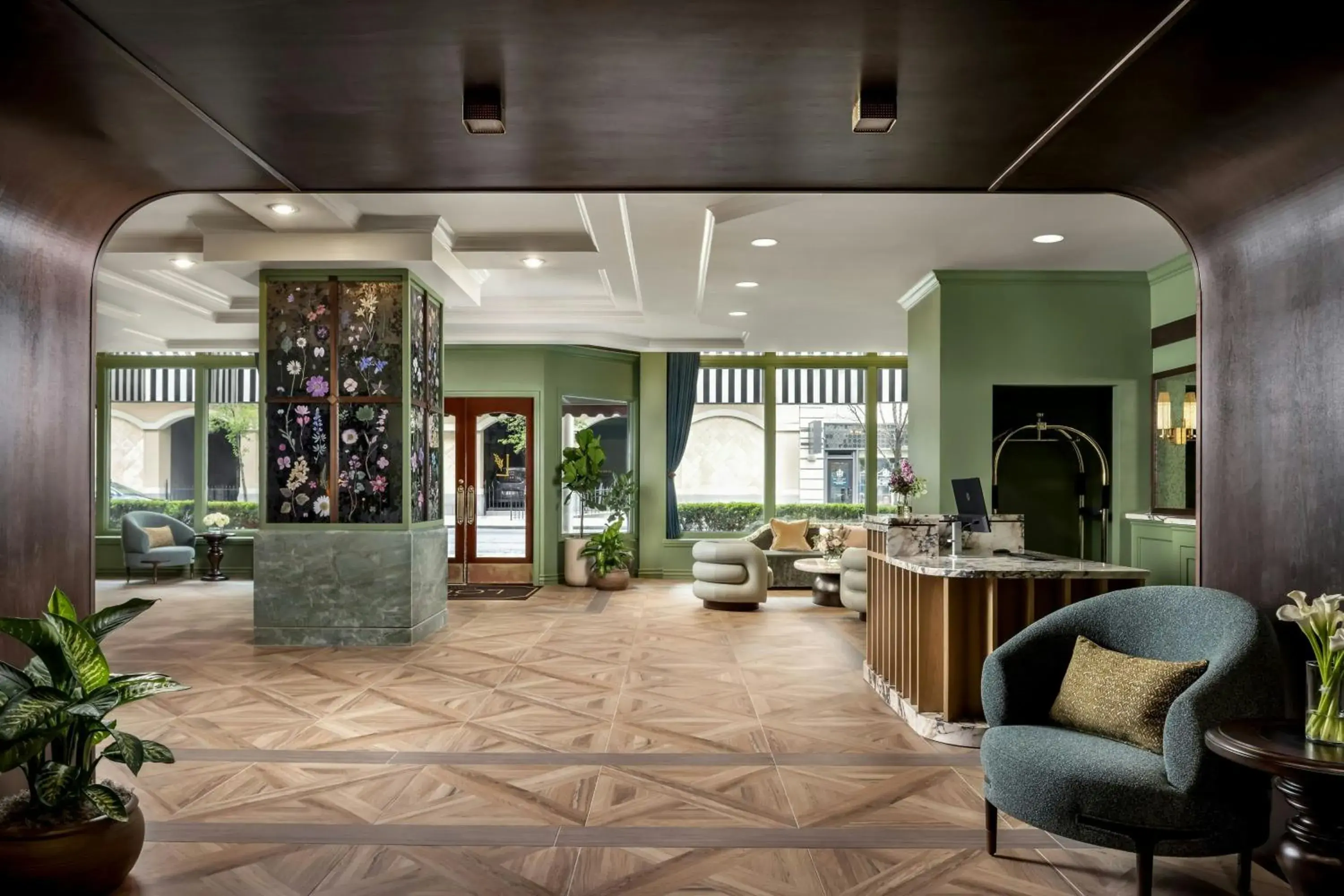 Lobby or reception in The Louie, A Davenport Hotel, Autograph Collection Lobby or reception in The Louie, A Davenport Hotel, Autograph Collection