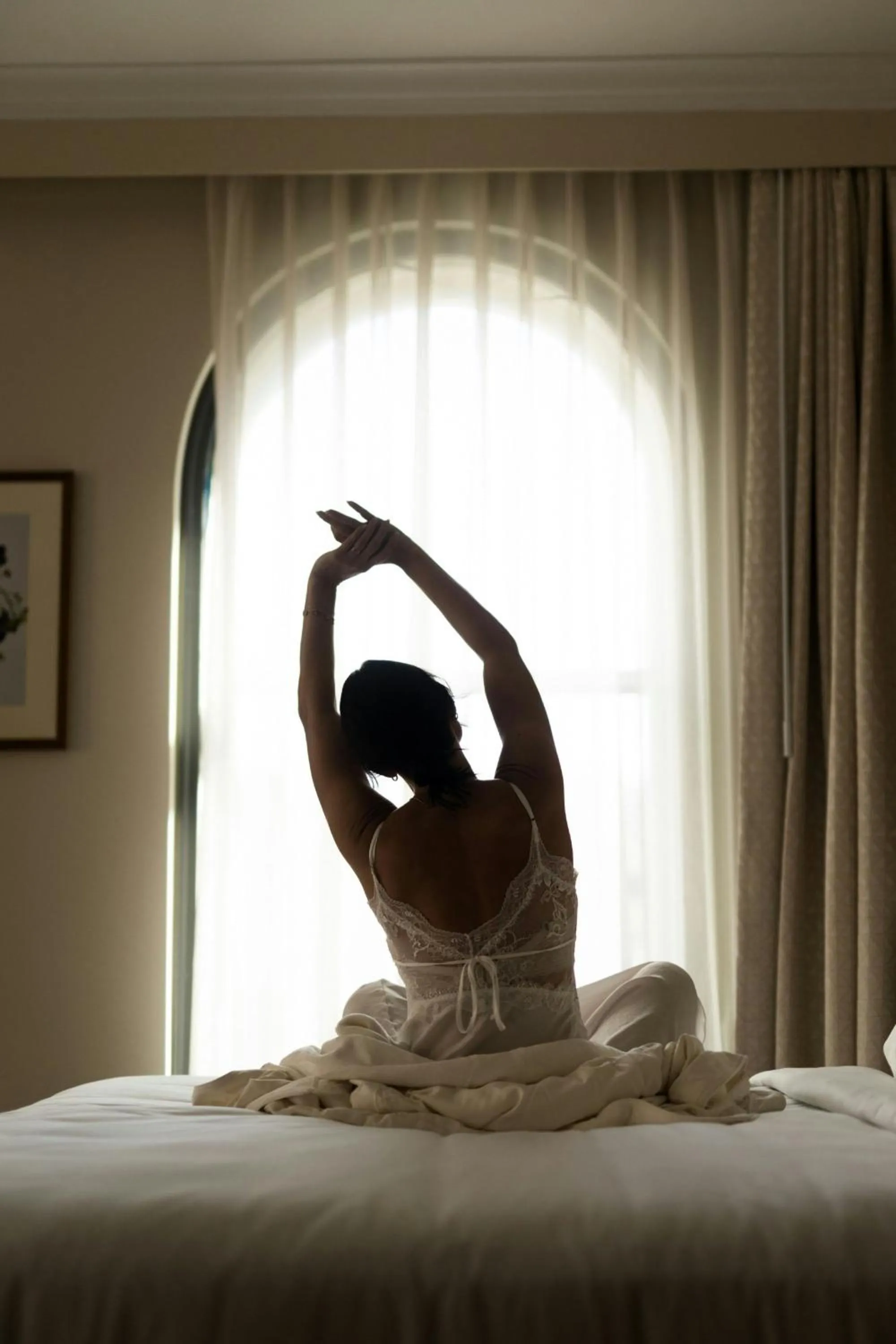 Photo of the whole room, Bed in The Louie, A Davenport Hotel, Autograph Collection
