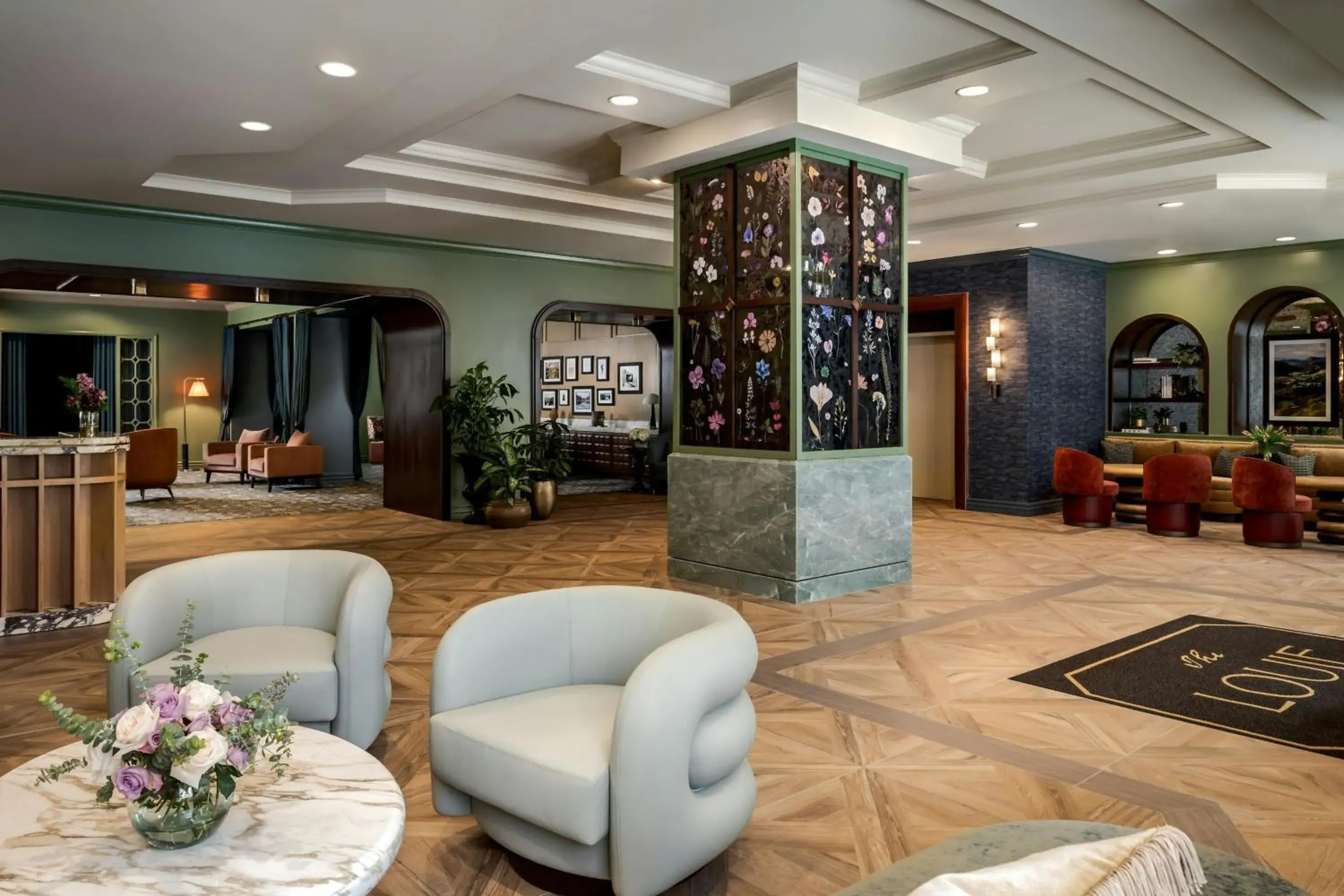 Lobby or reception in The Louie, A Davenport Hotel, Autograph Collection Lobby or reception in The Louie, A Davenport Hotel, Autograph Collection