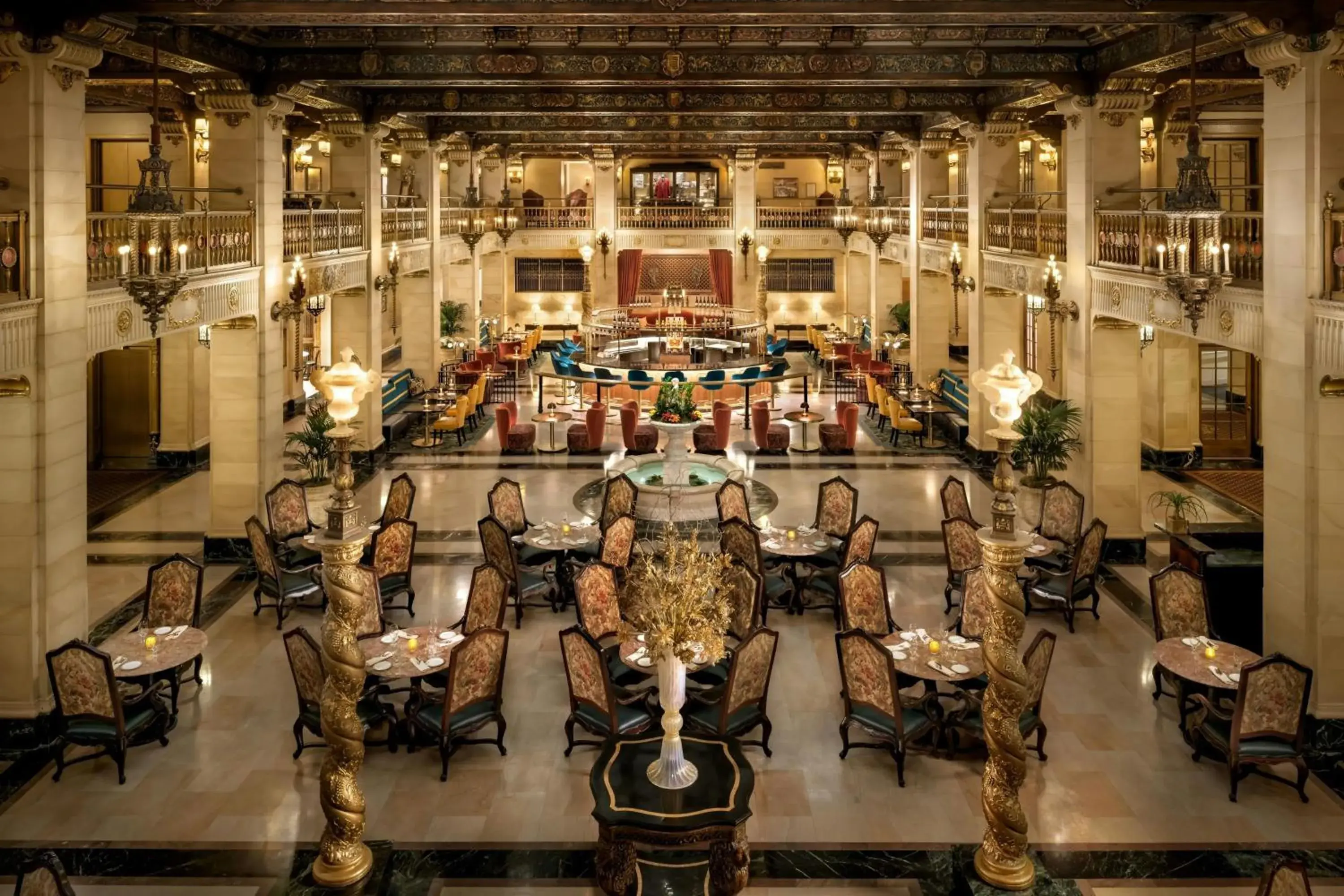 Lobby or reception in Davenport Hotel, Autograph Collection Lobby or reception in Davenport Hotel, Autograph Collection