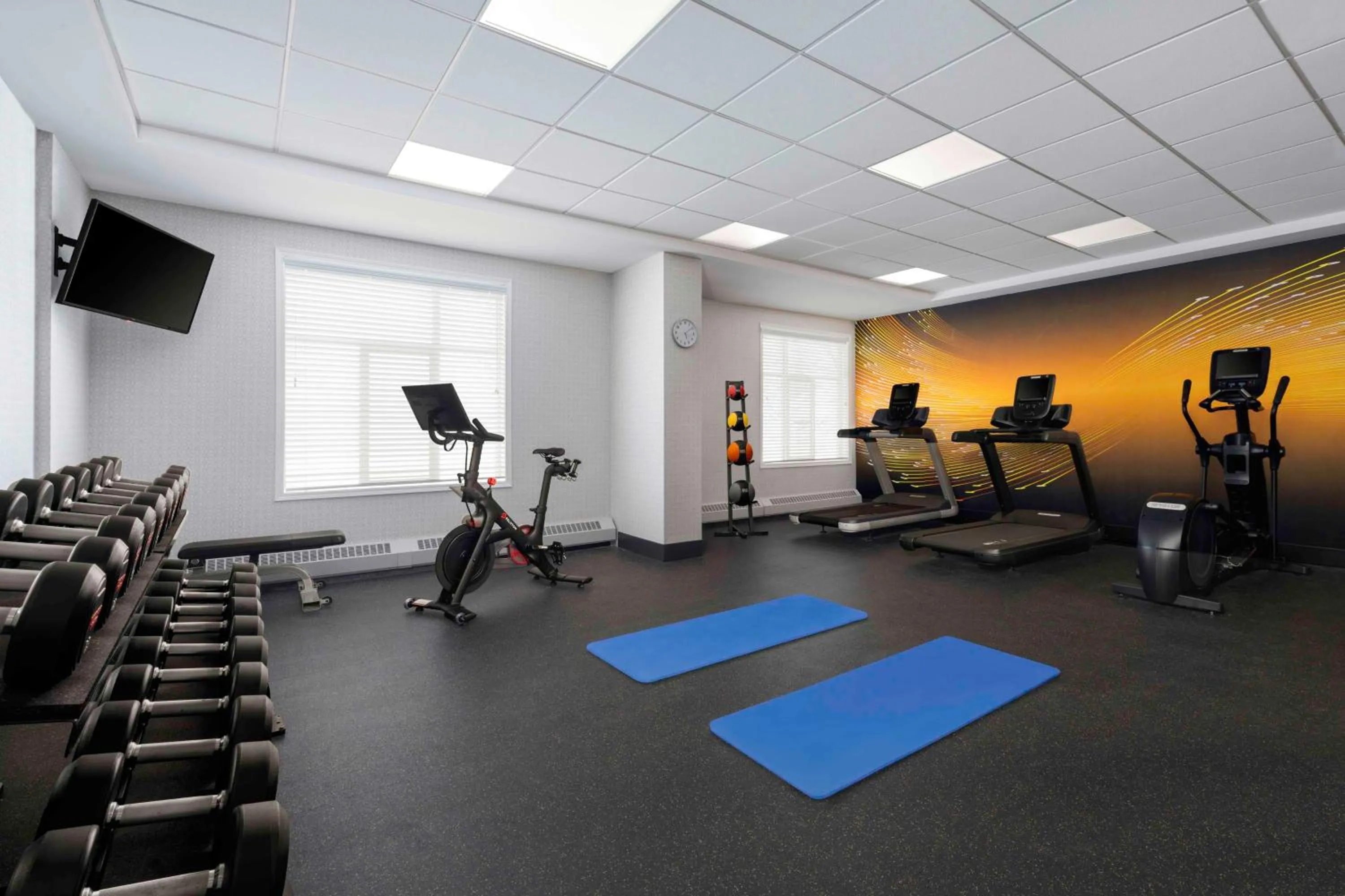 Fitness centre/facilities in Hilton Garden Inn Calgary Airport