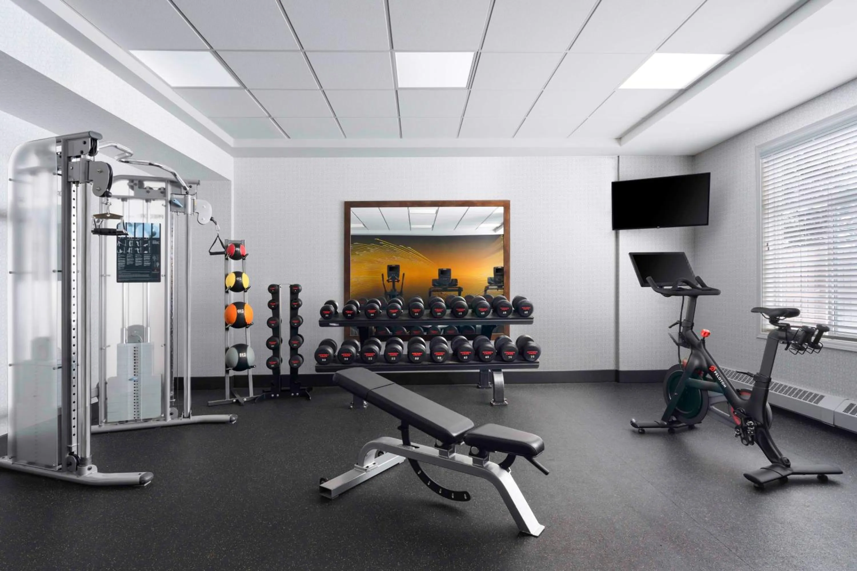 Fitness centre/facilities in Hilton Garden Inn Calgary Airport
