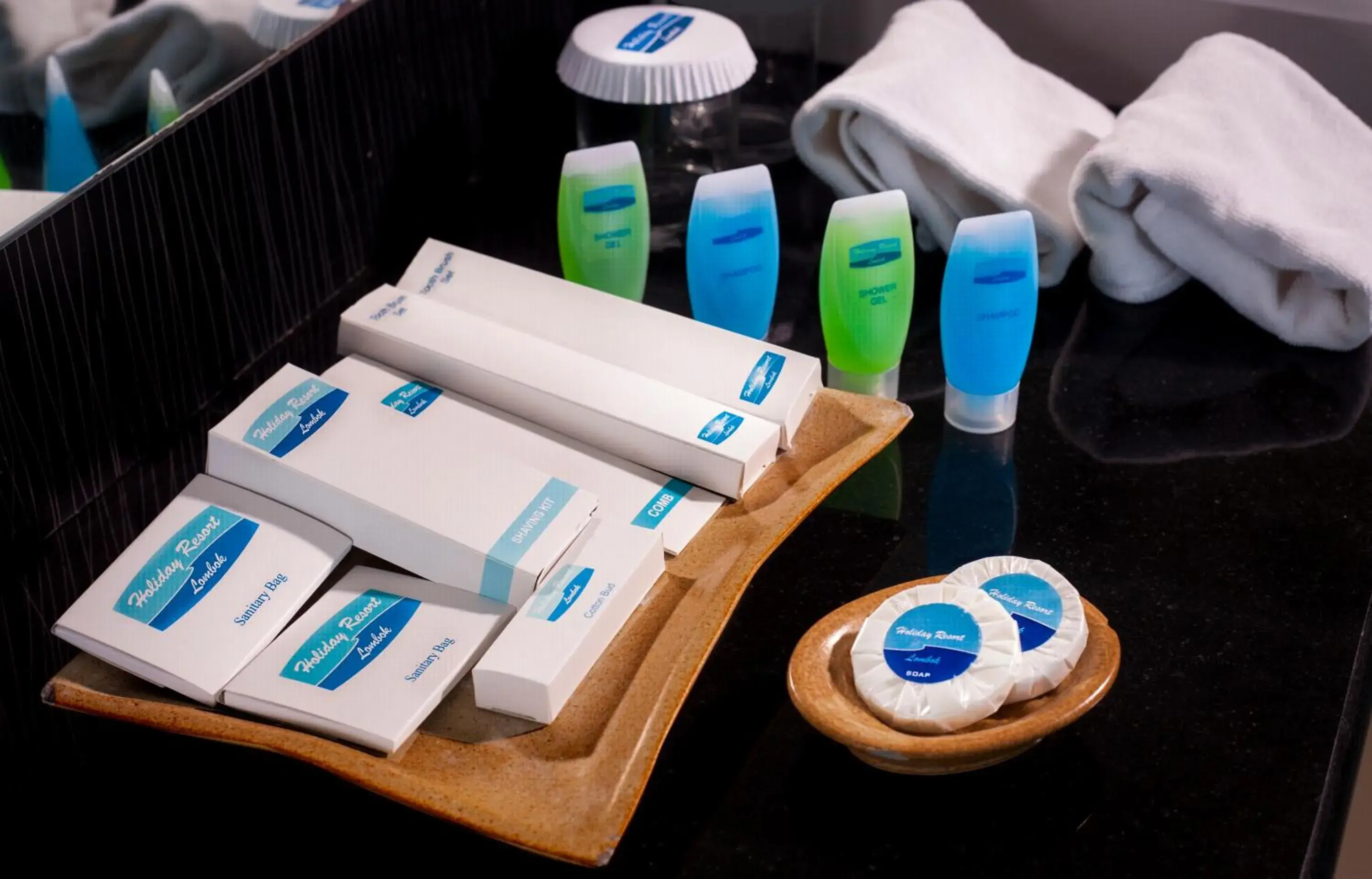 Bathroom in Mangsit Suites by Holiday Resort Lombok Bathroom in Mangsit Suites by Holiday Resort Lombok