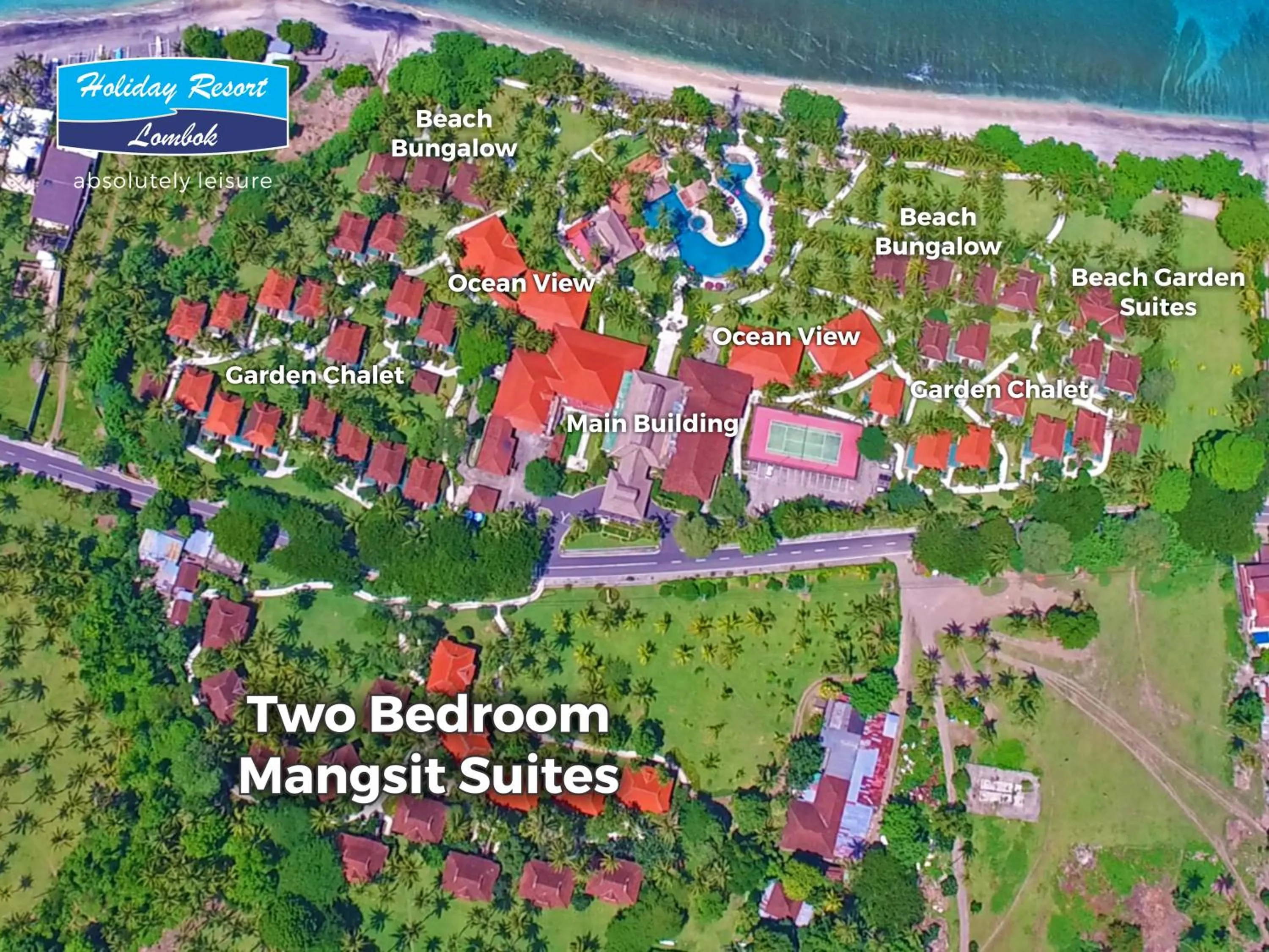 Area and facilities in Mangsit Suites by Holiday Resort Lombok